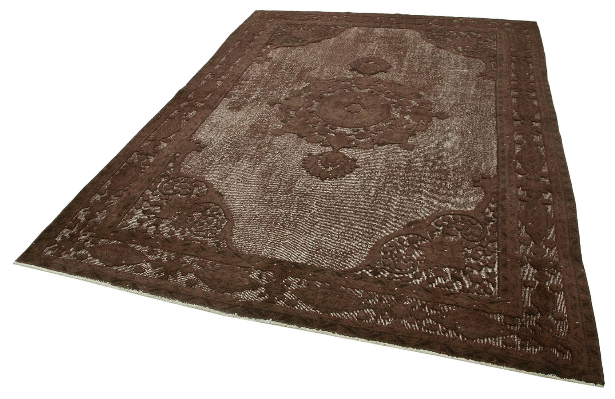 7 x 10 Brown Over Dyed Rug - 1107