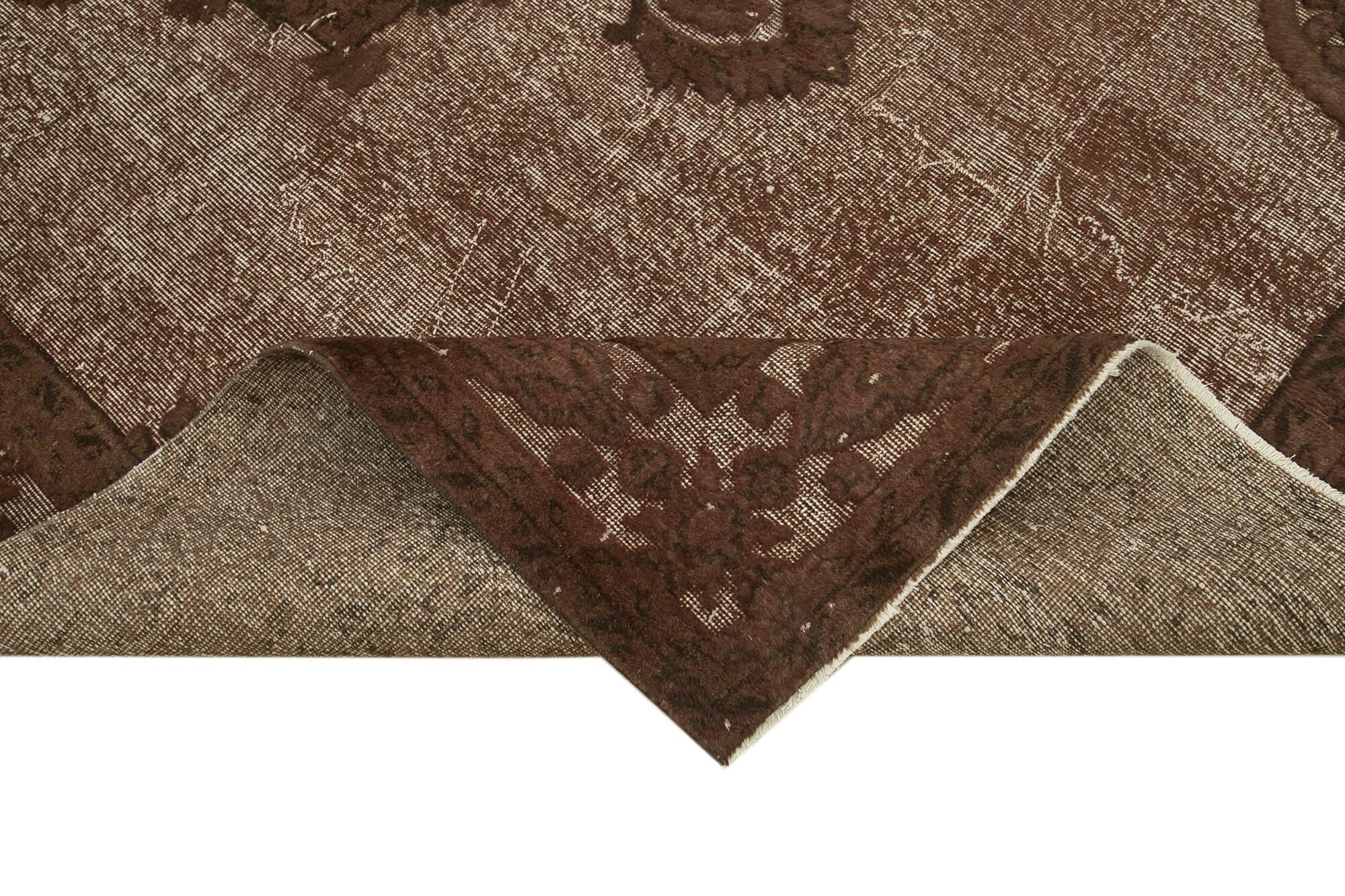 7 x 10 Brown Over Dyed Rug - 1107