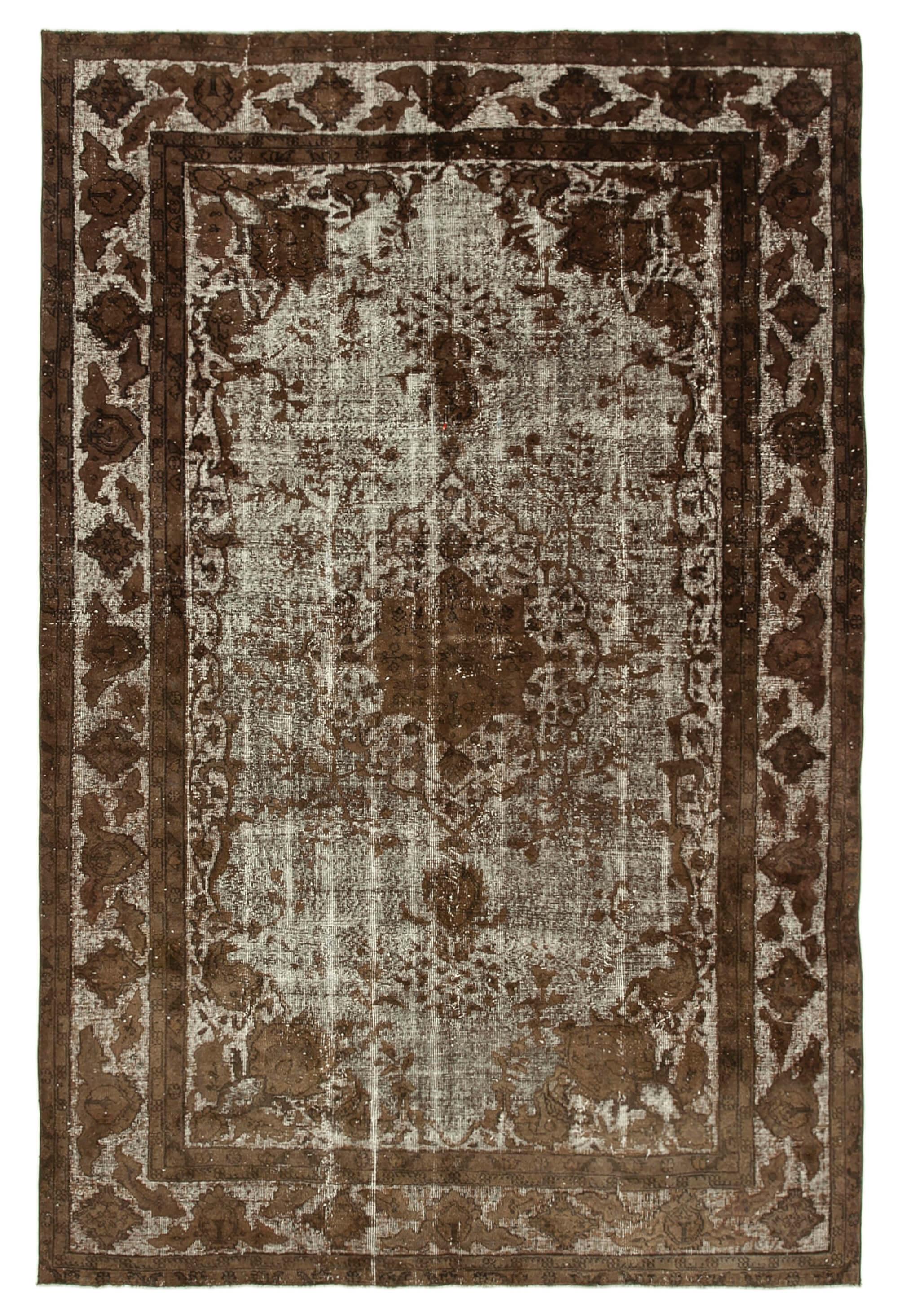 7 x 10 Brown Over Dyed Rug - 1108