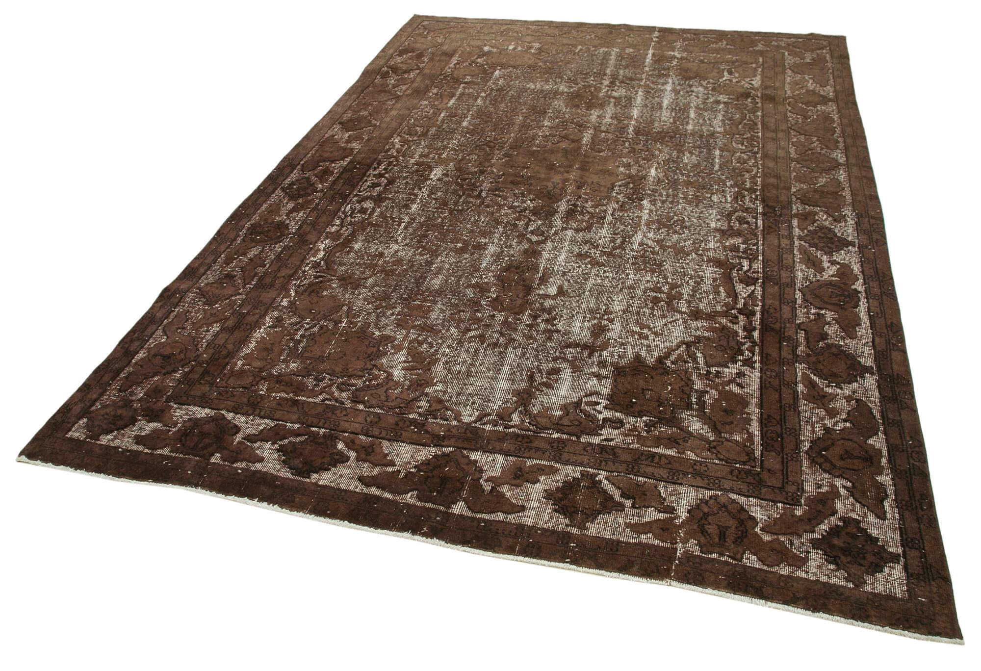 7 x 10 Brown Over Dyed Rug - 1108