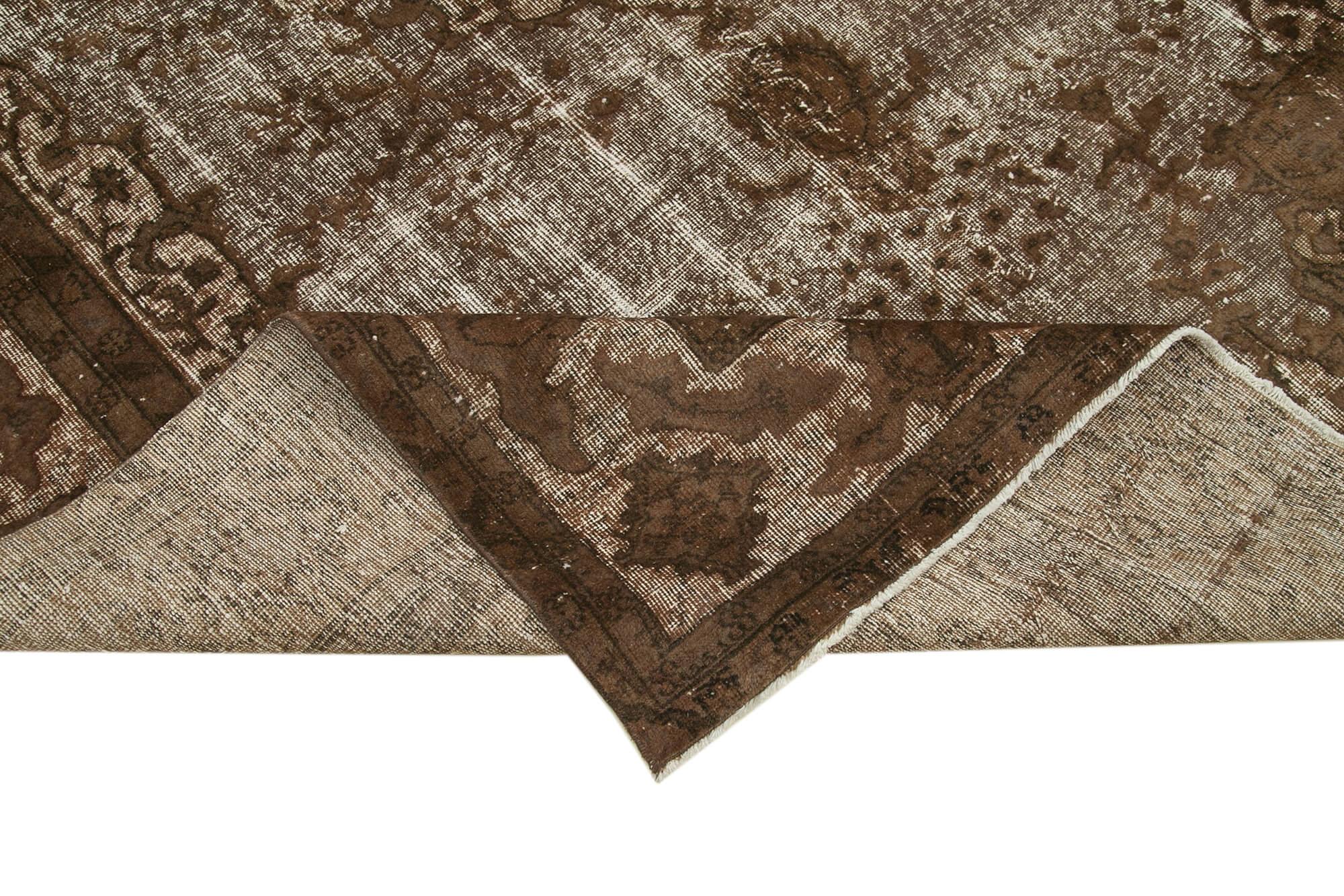 7 x 10 Brown Over Dyed Rug - 1108