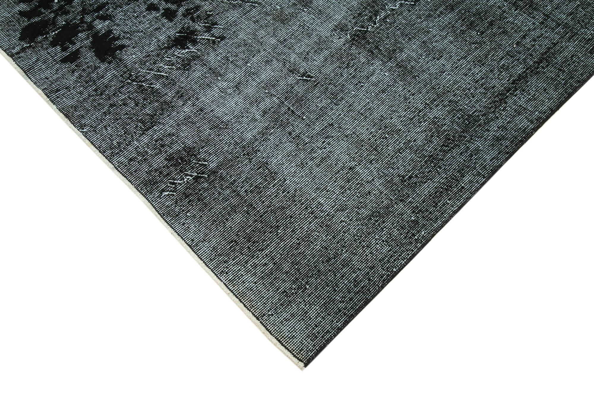 5 x 9 Black Over Dyed Rug - 1109