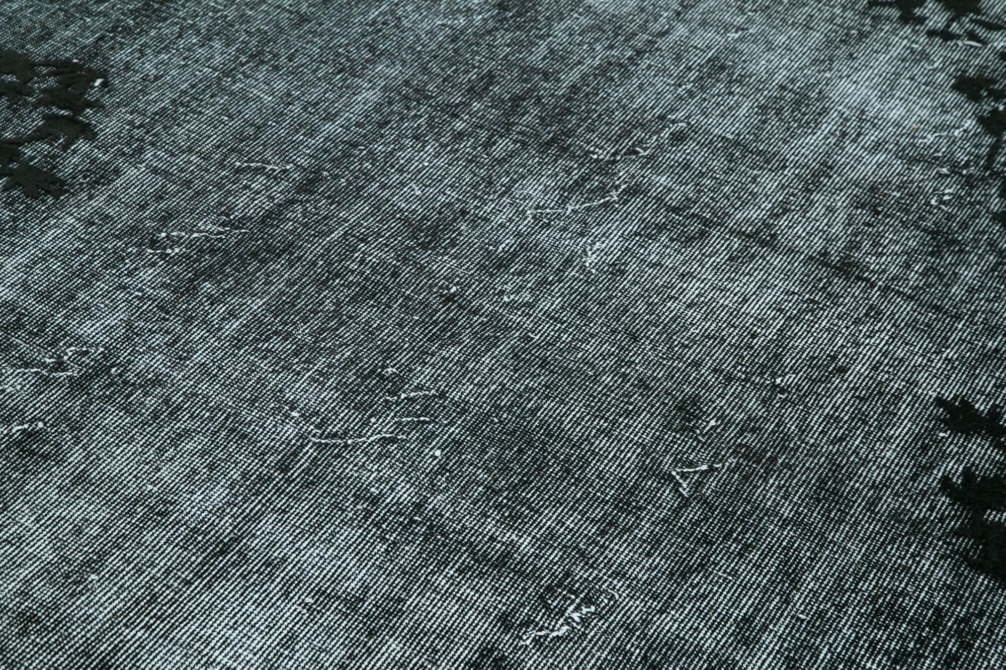 5 x 9 Black Over Dyed Rug - 1109