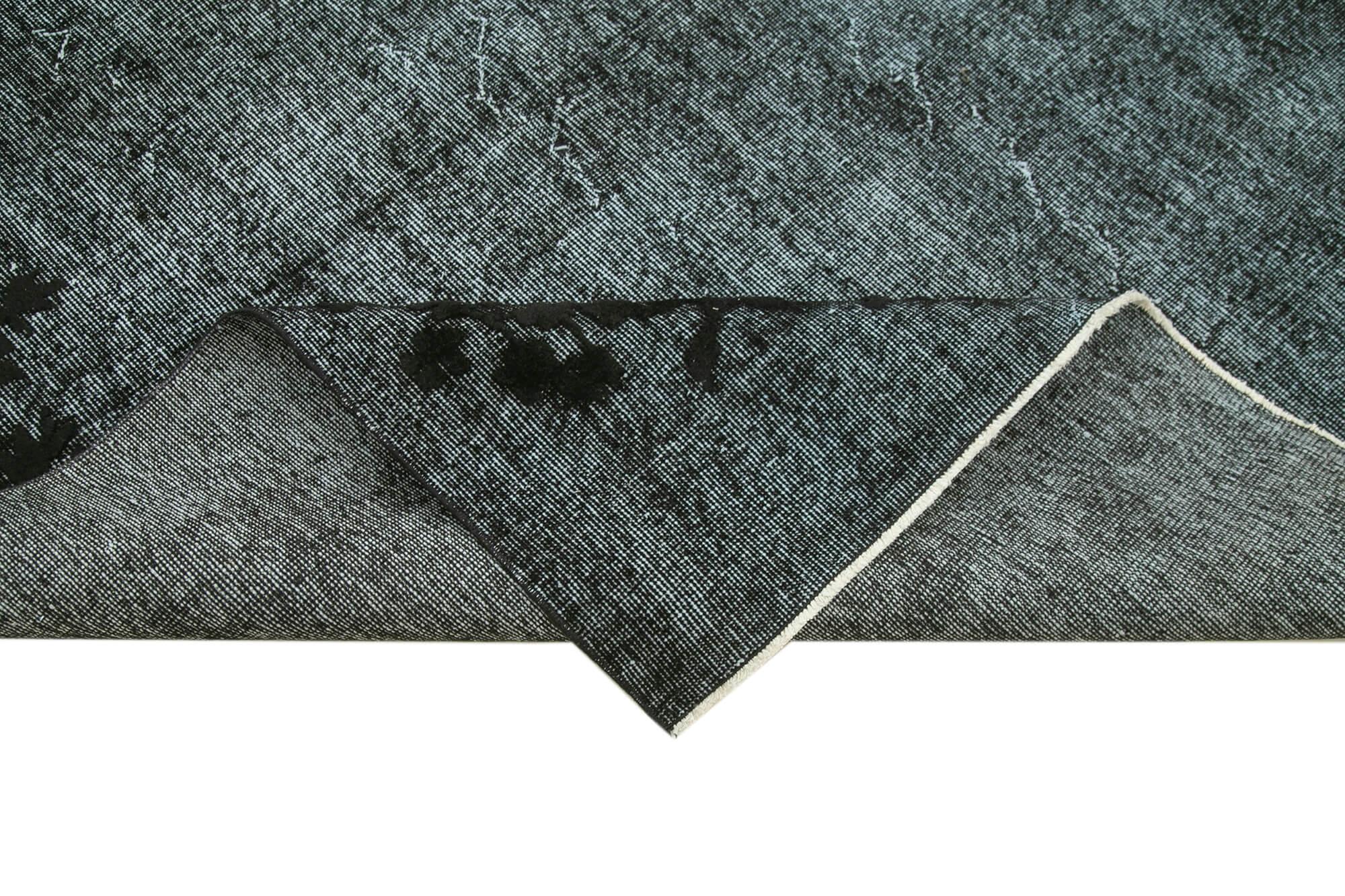 5 x 9 Black Over Dyed Rug - 1109