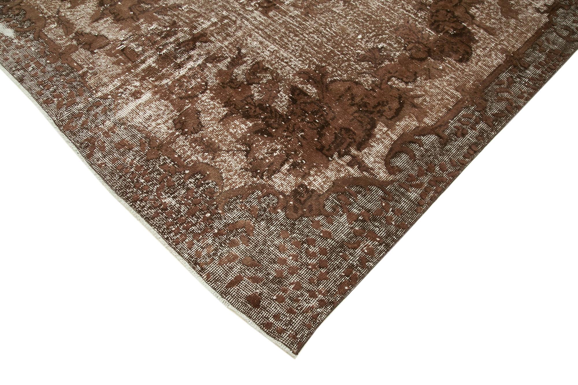 6 x 11 Brown Over Dyed Rug - 1111