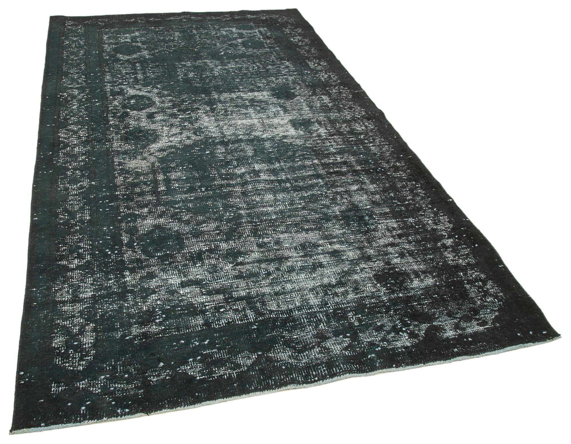 5 x 9 Black Over Dyed Rug - 1113