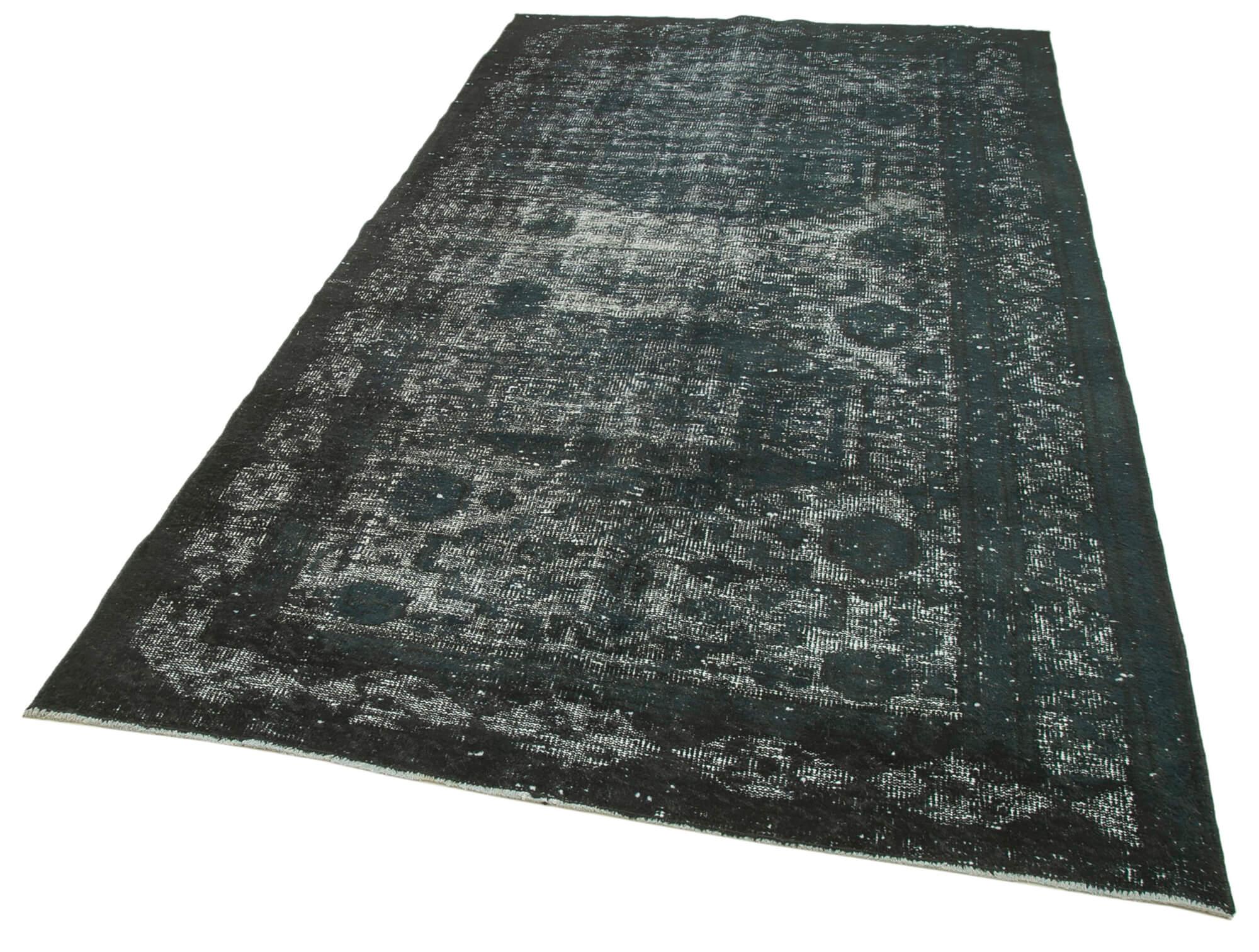 5 x 9 Black Over Dyed Rug - 1113