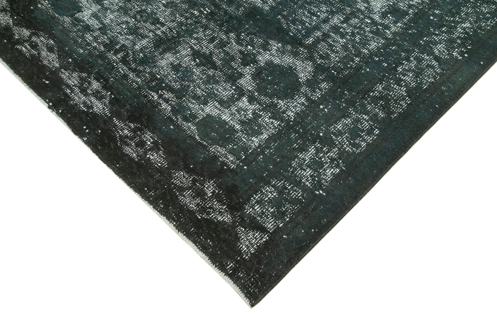 5 x 9 Black Over Dyed Rug - 1113