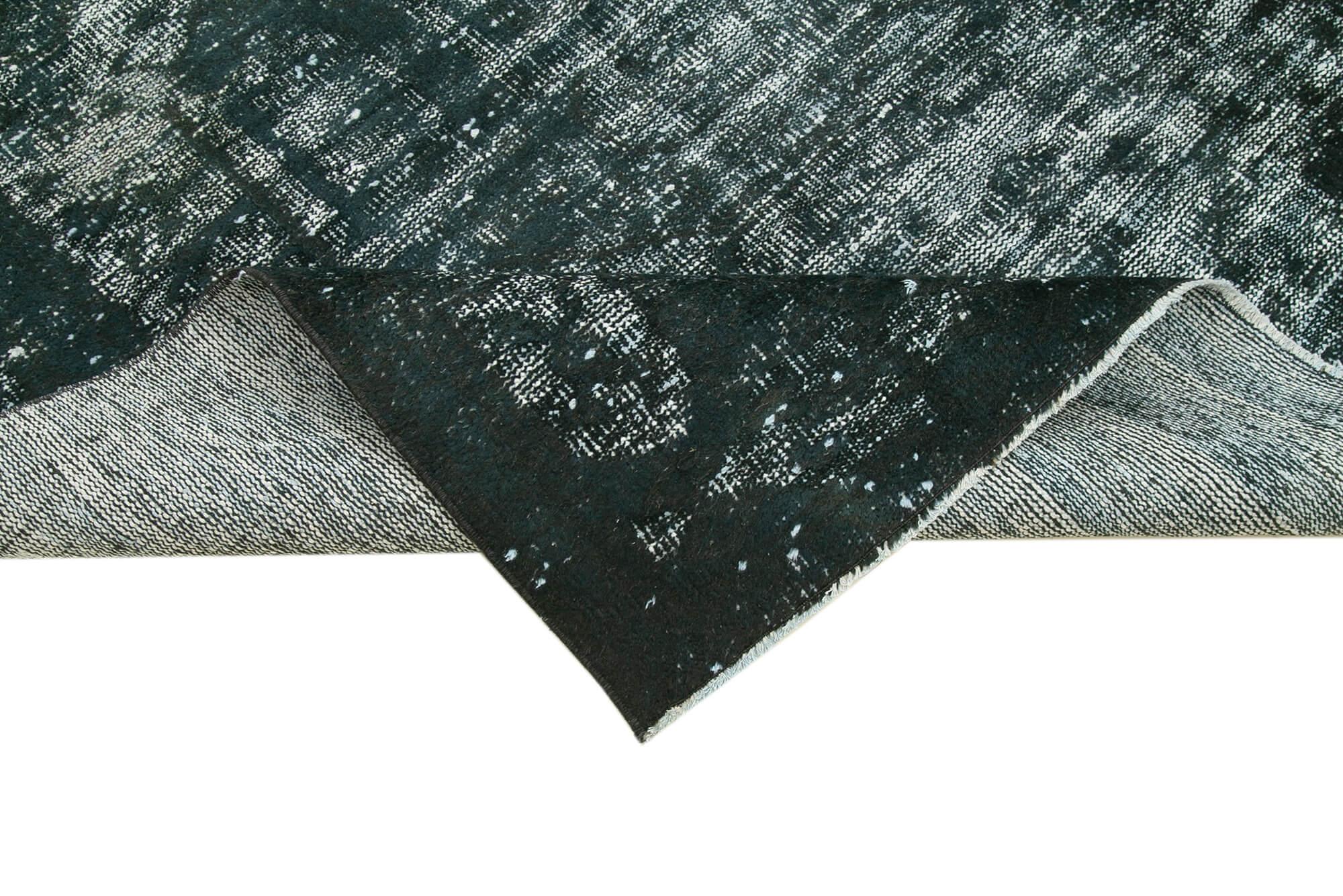 5 x 9 Black Over Dyed Rug - 1113