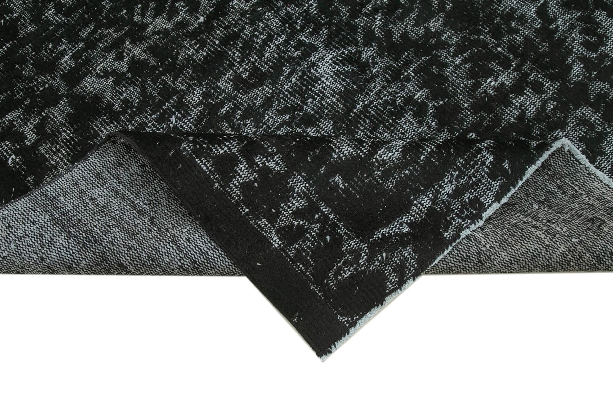 (5 x 8) Black Over Dyed Rug - 1114