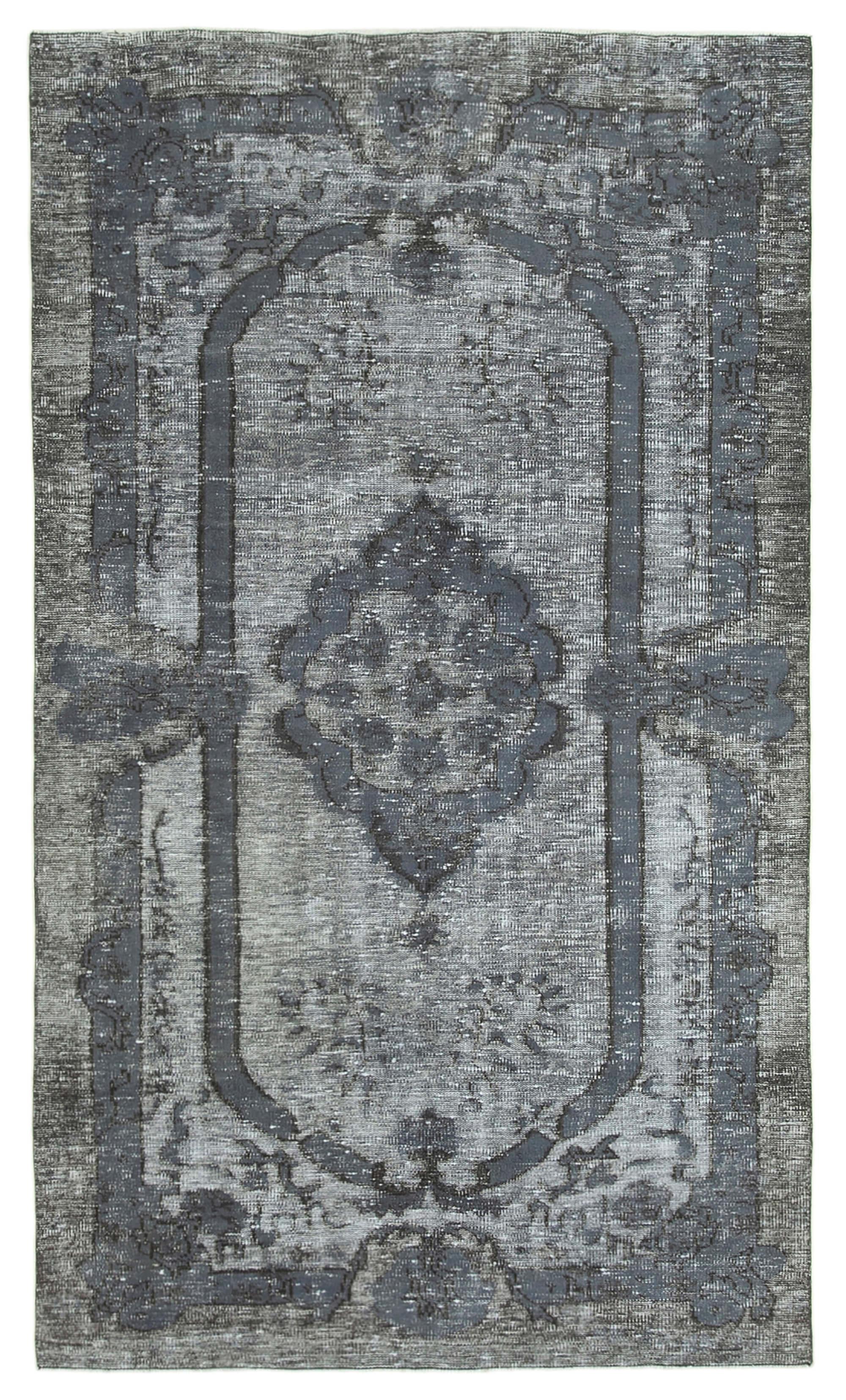 5 x 9 Grey Over Dyed Rug - 1115