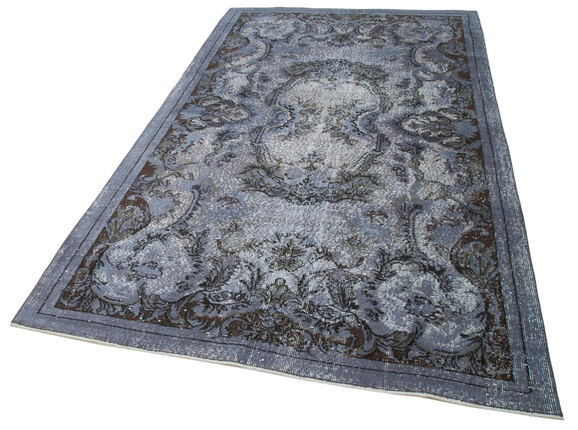 5 x 9 Grey Over Dyed Rug - 1118