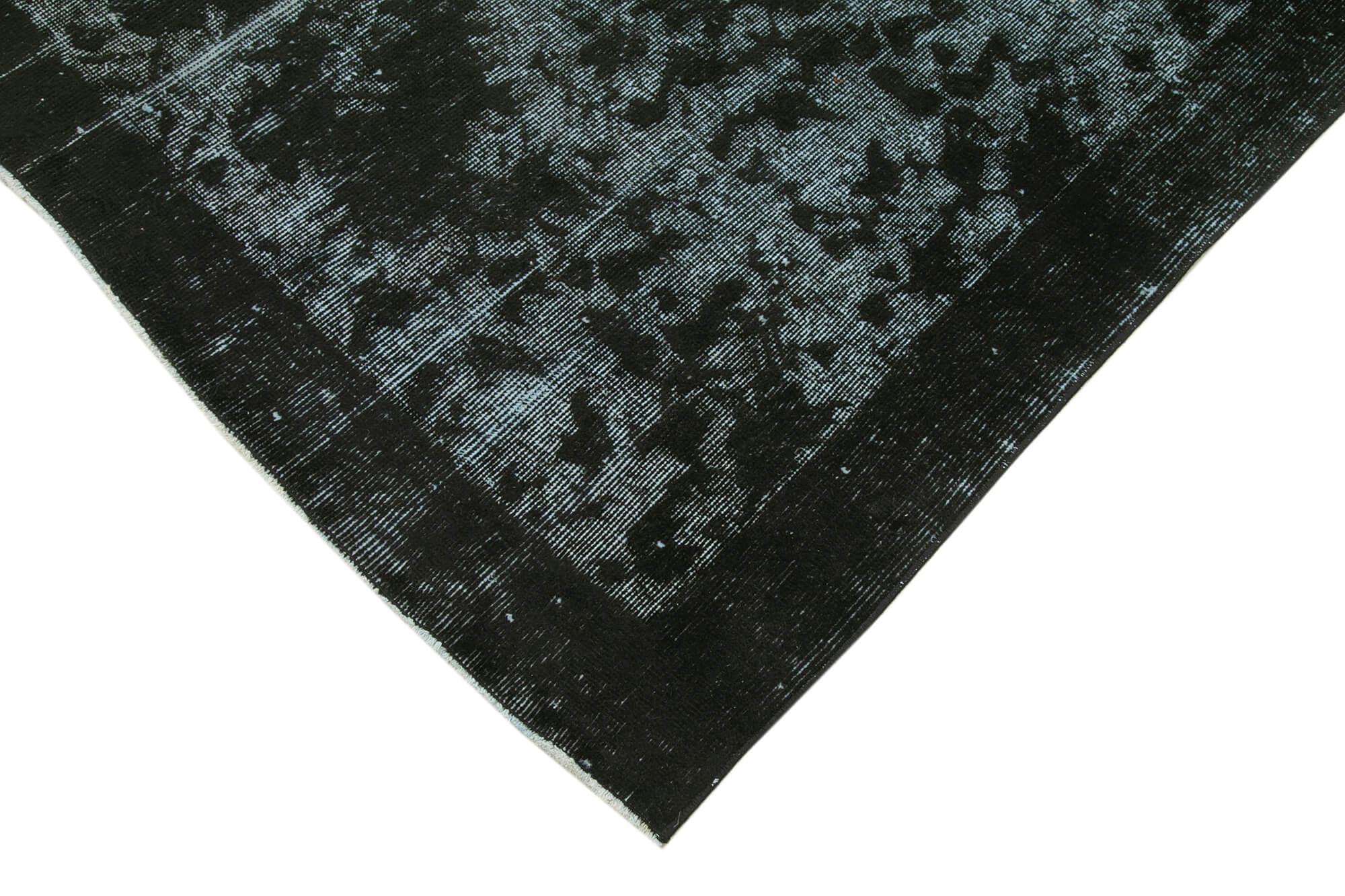 5 x 9 Black Over Dyed Rug - 1119