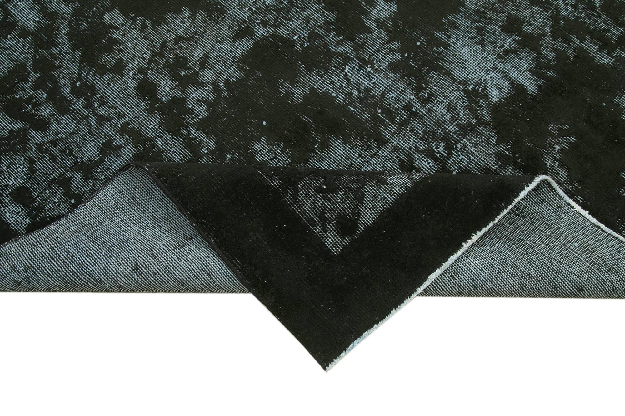 5 x 9 Black Over Dyed Rug - 1119