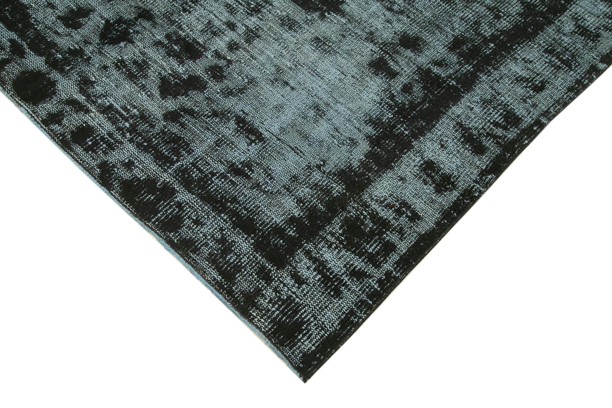 6 x 9 Black Over Dyed Rug - 1121