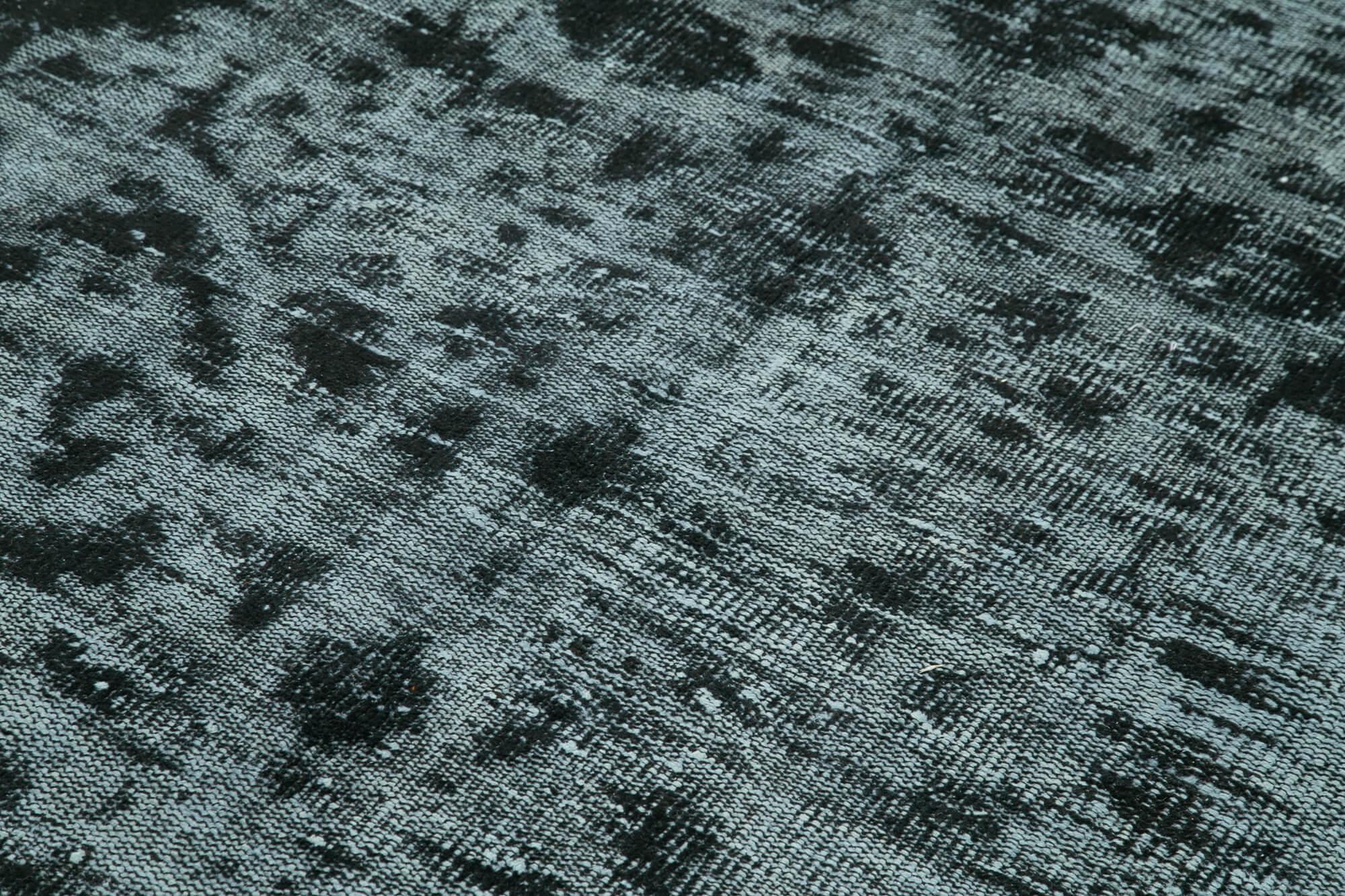 6 x 9 Black Over Dyed Rug - 1121