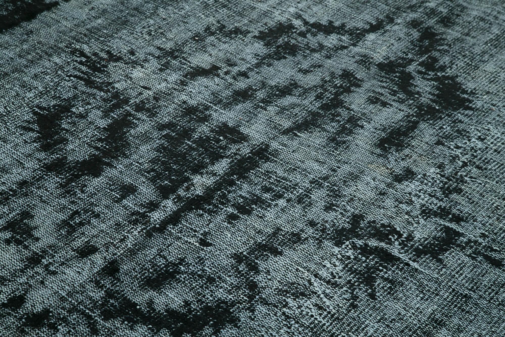 7 x 10 Black Over Dyed Rug - 1122