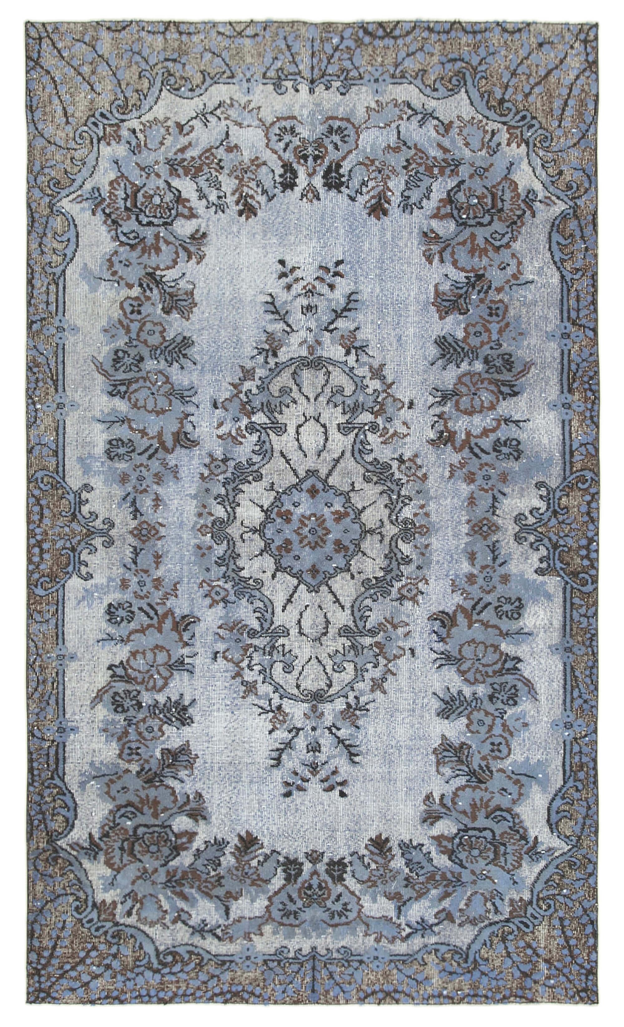 5 x 9 Blue Over Dyed Rug - 1124