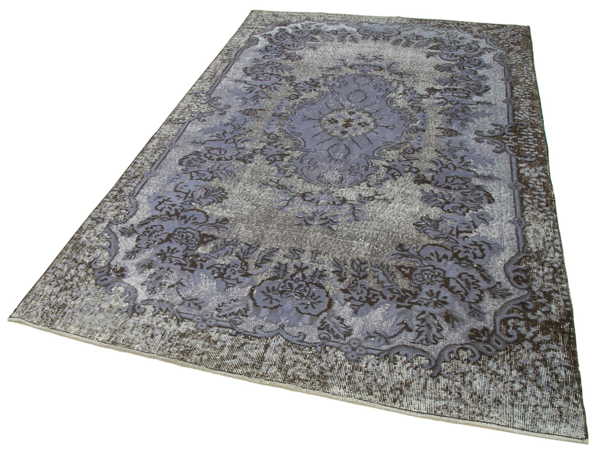 5 x 9 Grey Over Dyed Rug - 1125