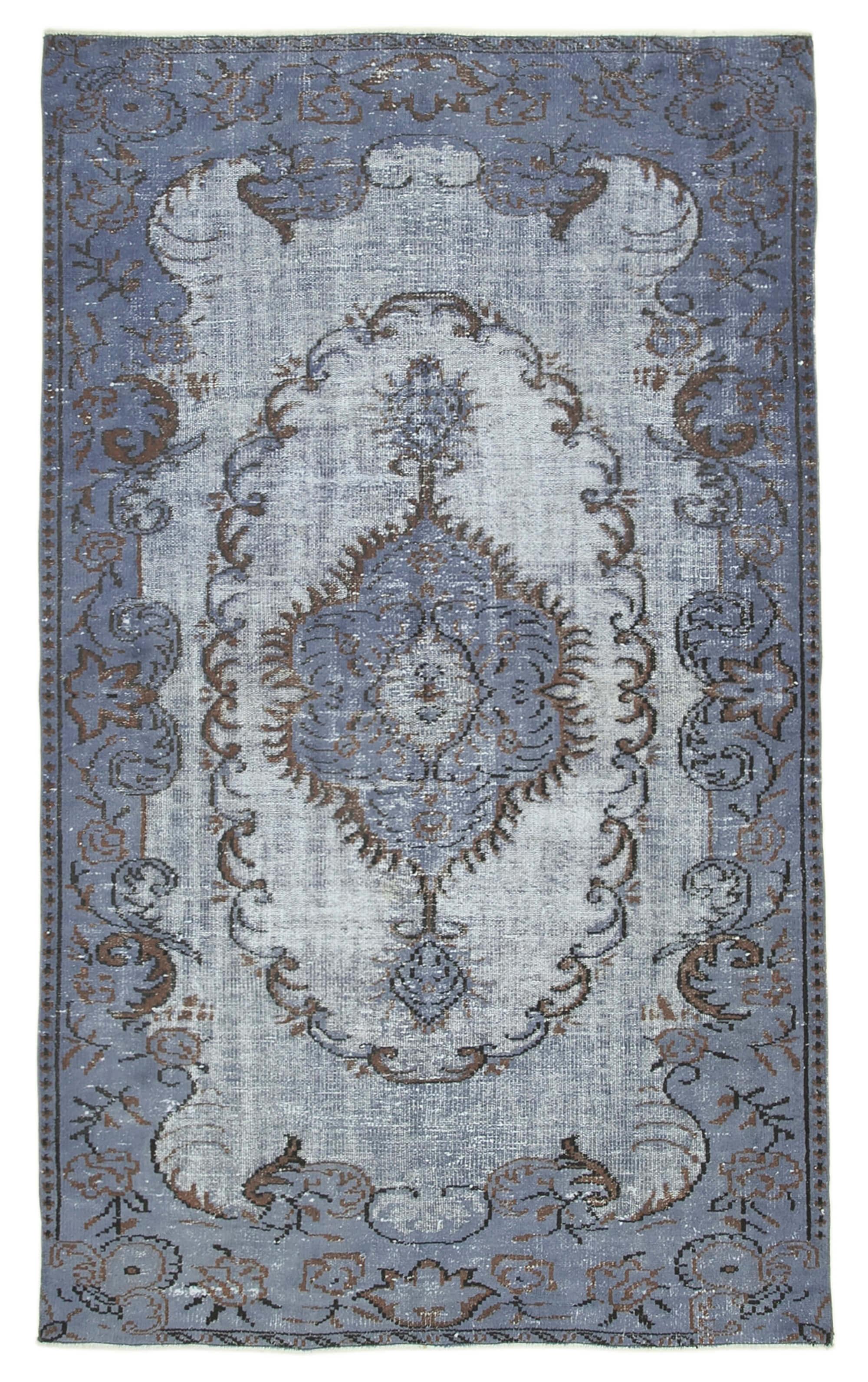 5 x 9 Blue Over Dyed Rug - 1126