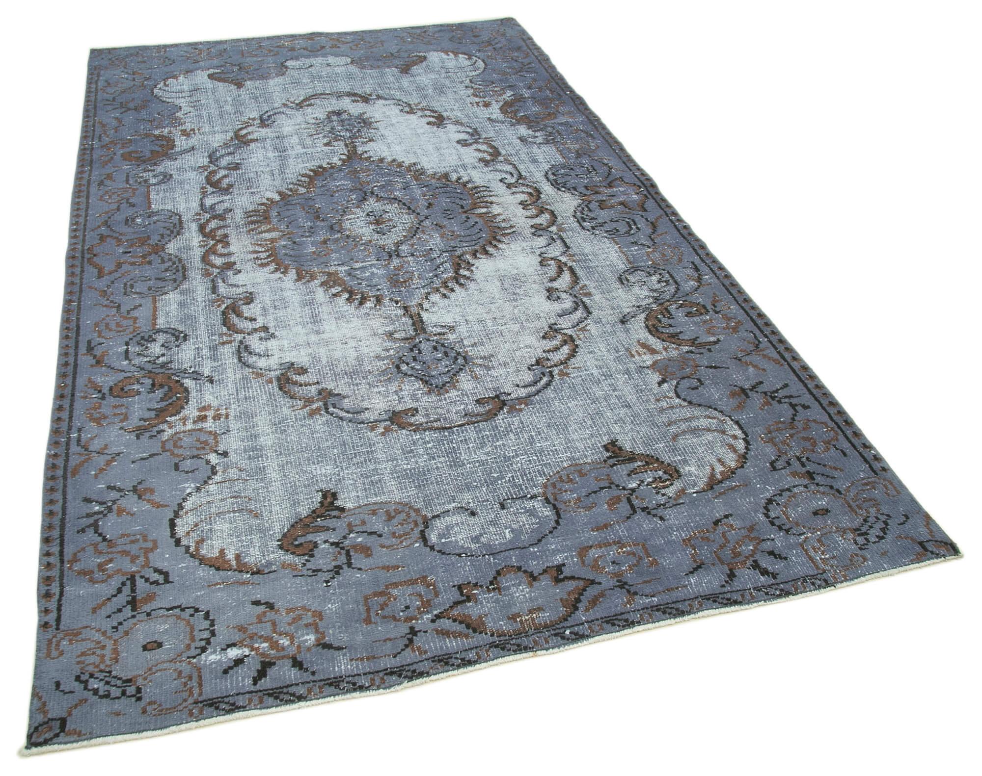 5 x 9 Blue Over Dyed Rug - 1126