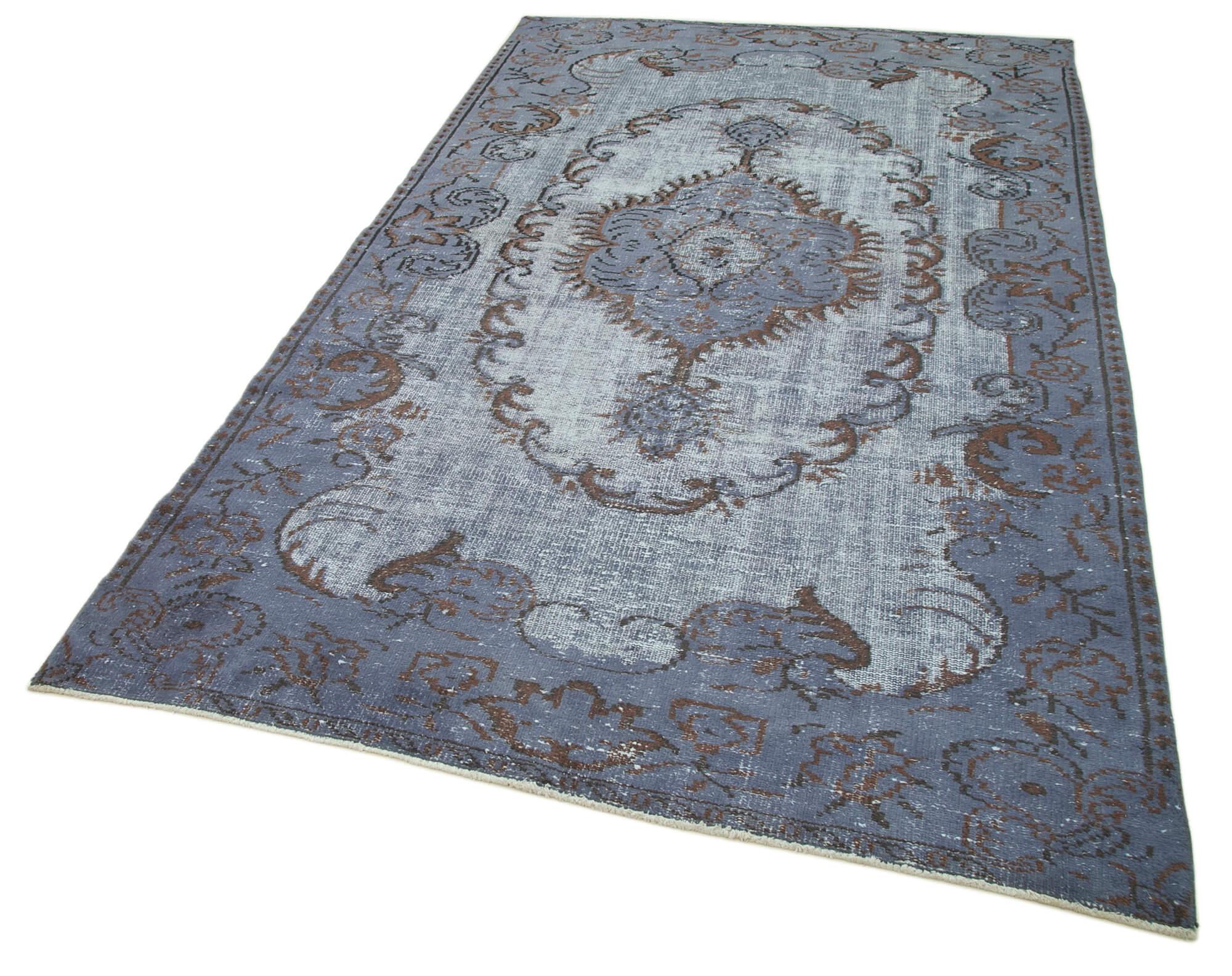 5 x 9 Blue Over Dyed Rug - 1126