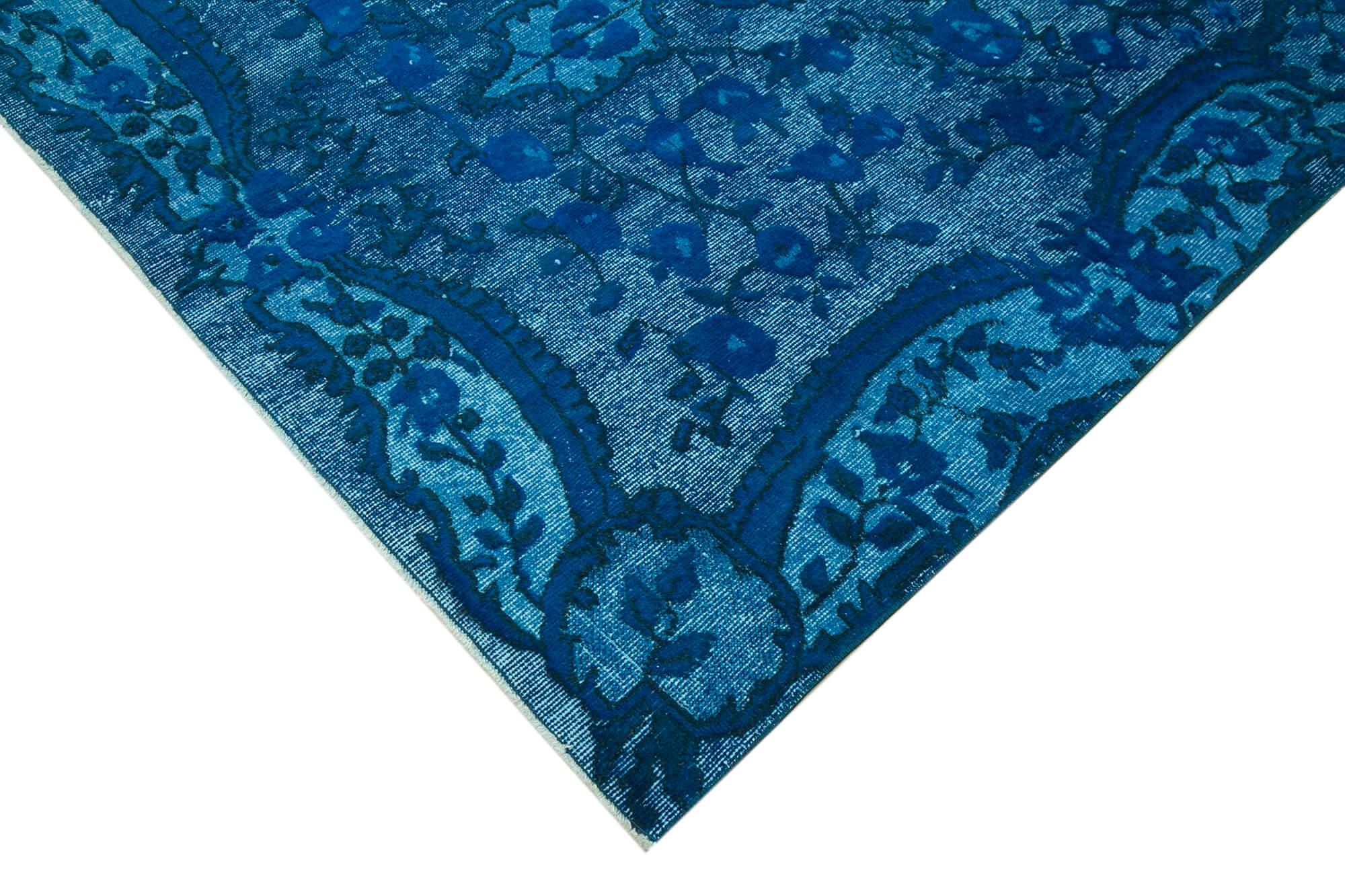 5 x 8 Turquoise Over Dyed Rug - 1127