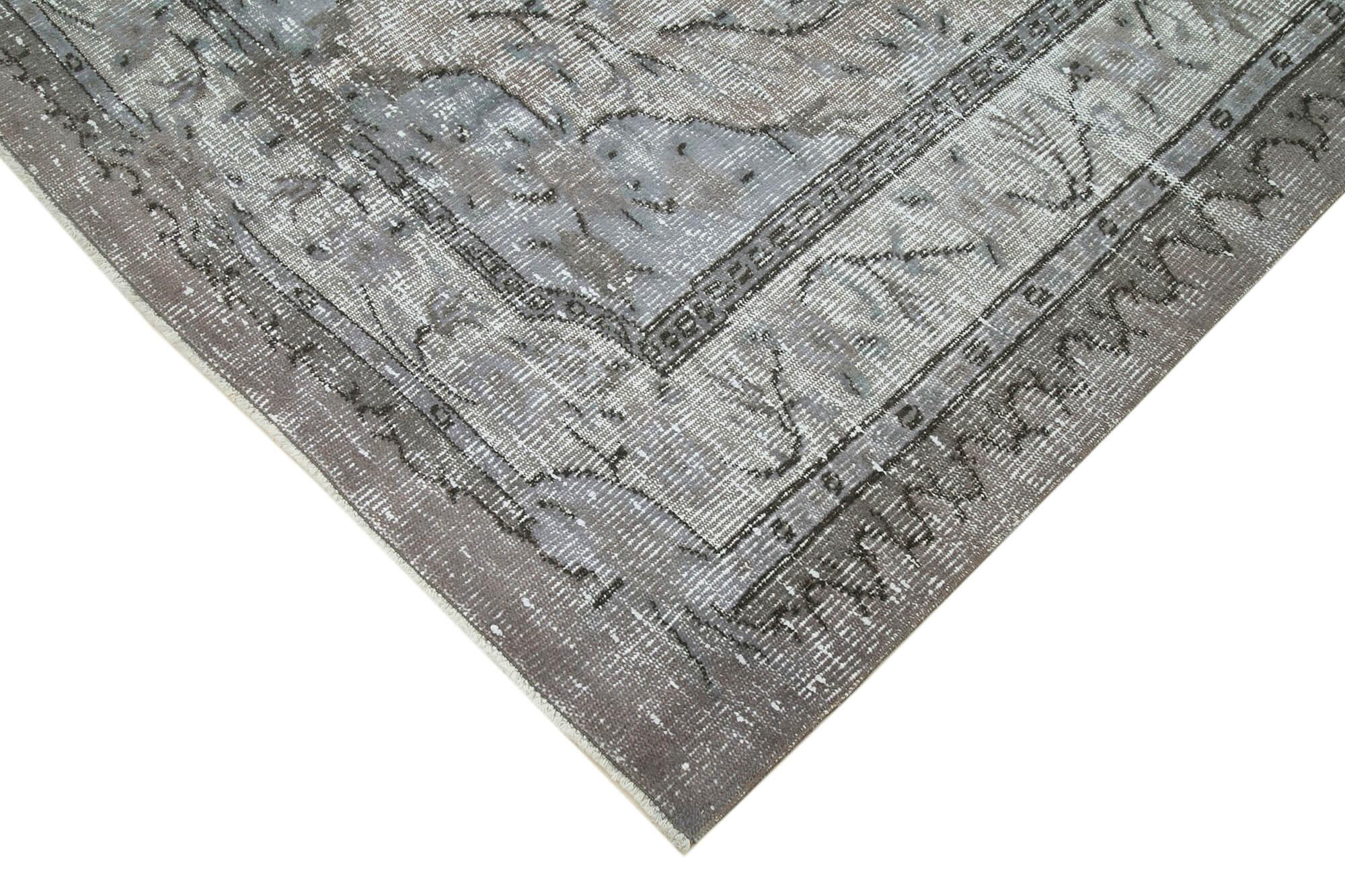 6 x 9 Grey Over Dyed Rug - 1128