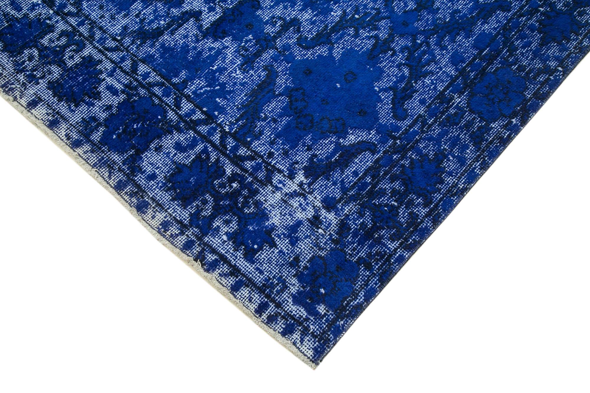 6 x 9 Blue Over Dyed Rug - 1130