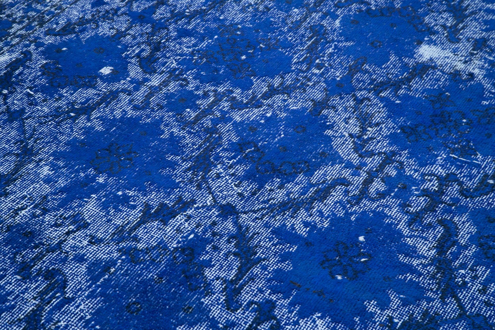 6 x 9 Blue Over Dyed Rug - 1130