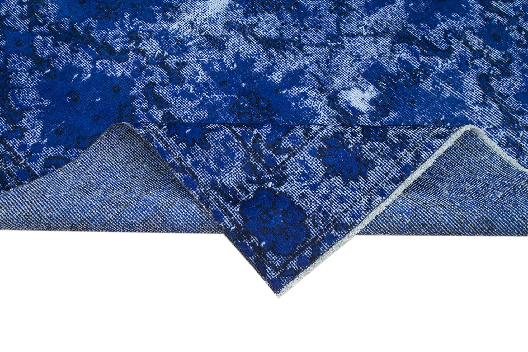 6 x 9 Blue Over Dyed Rug - 1130