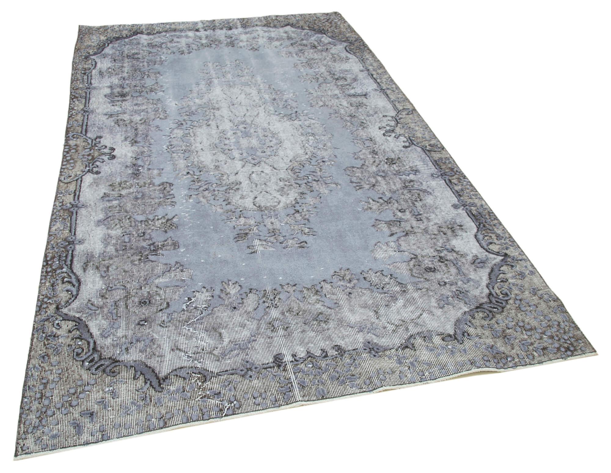 5 x 9 Grey Over Dyed Rug - 1131