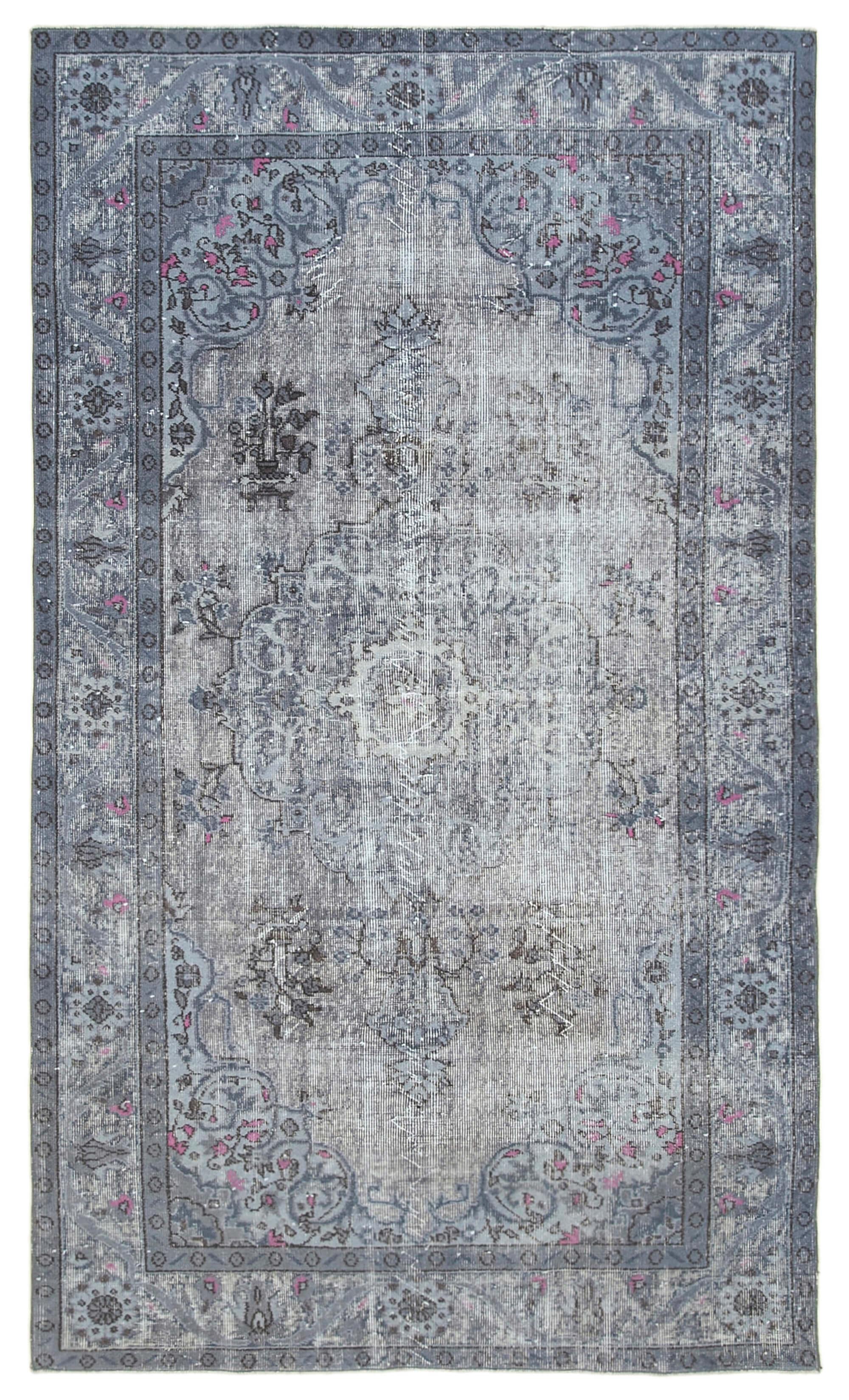 5 x 9 Grey Over Dyed Rug - 1132