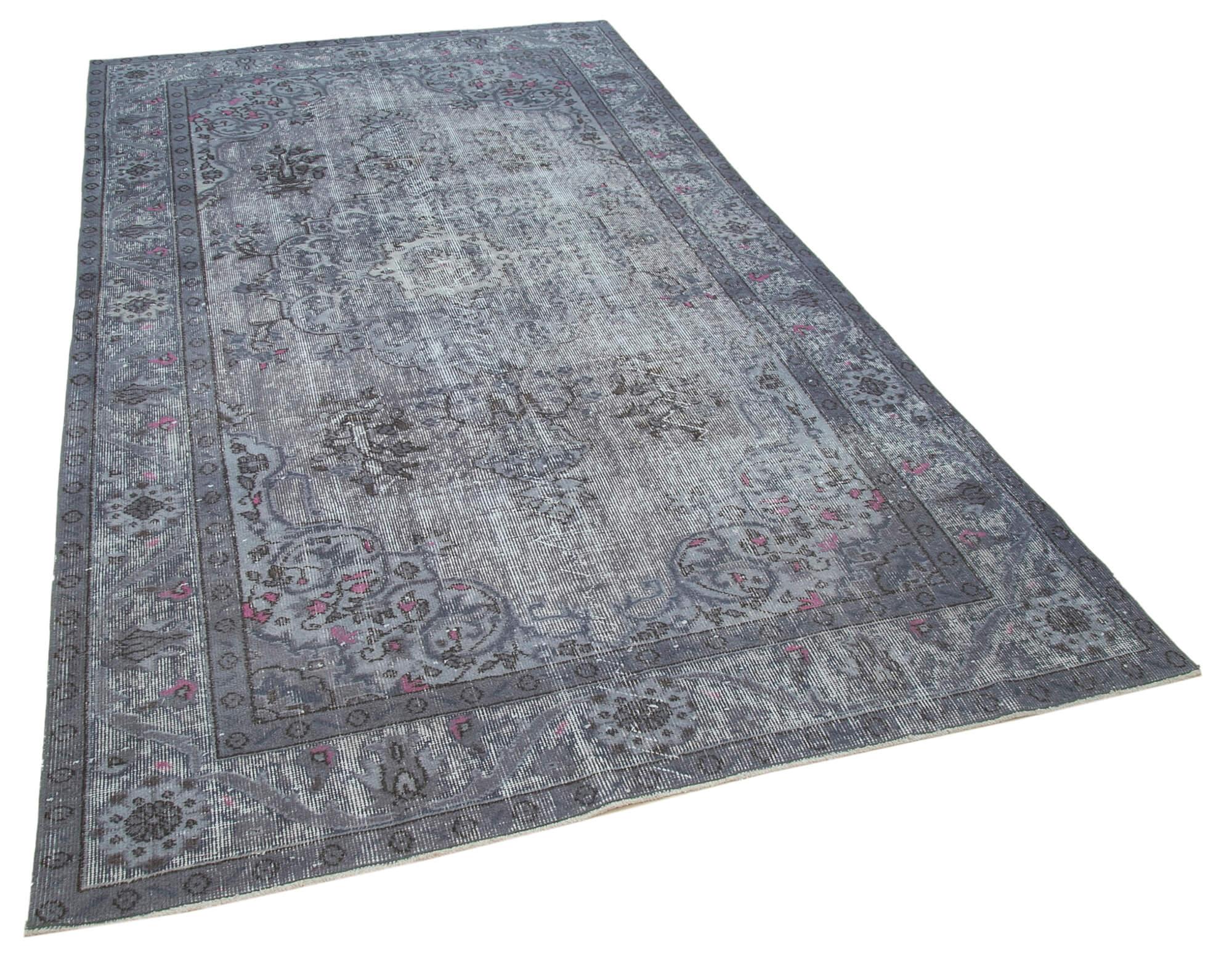 5 x 9 Grey Over Dyed Rug - 1132