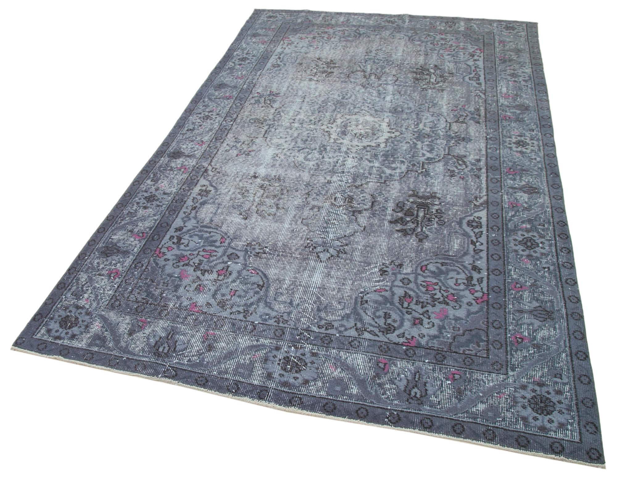 5 x 9 Grey Over Dyed Rug - 1132