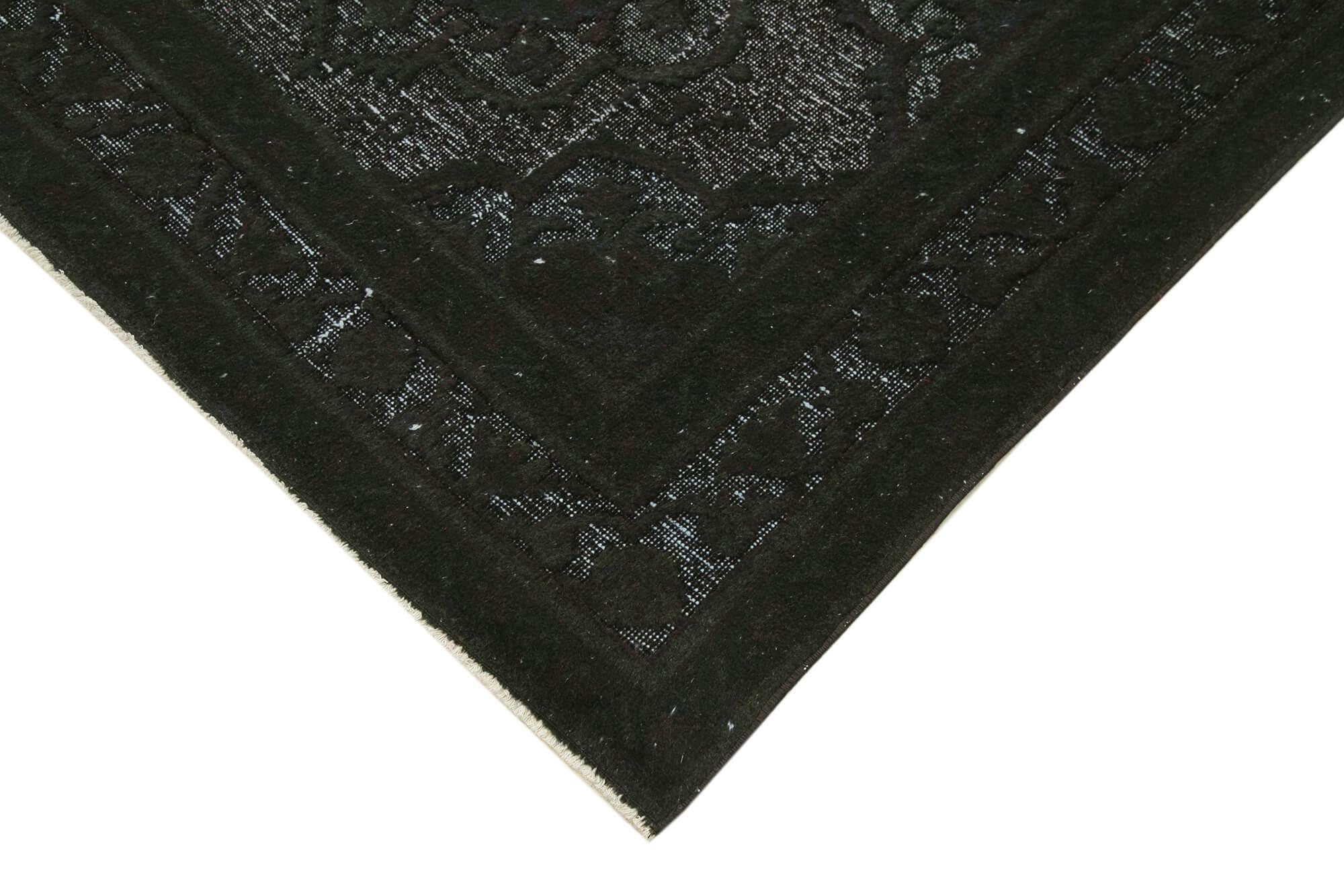 5 x 12 Black Over Dyed Rug - 1133