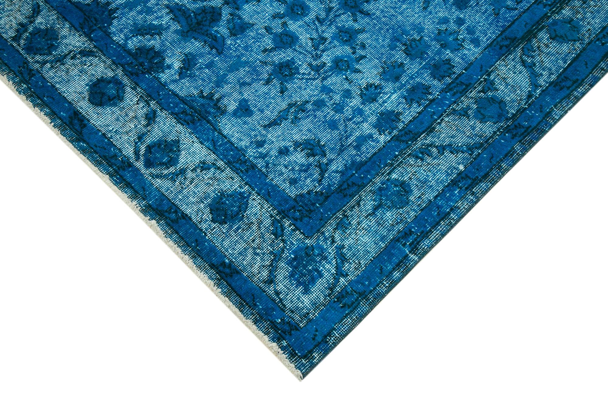 5 x 8 Turquoise Over Dyed Rug - 1134