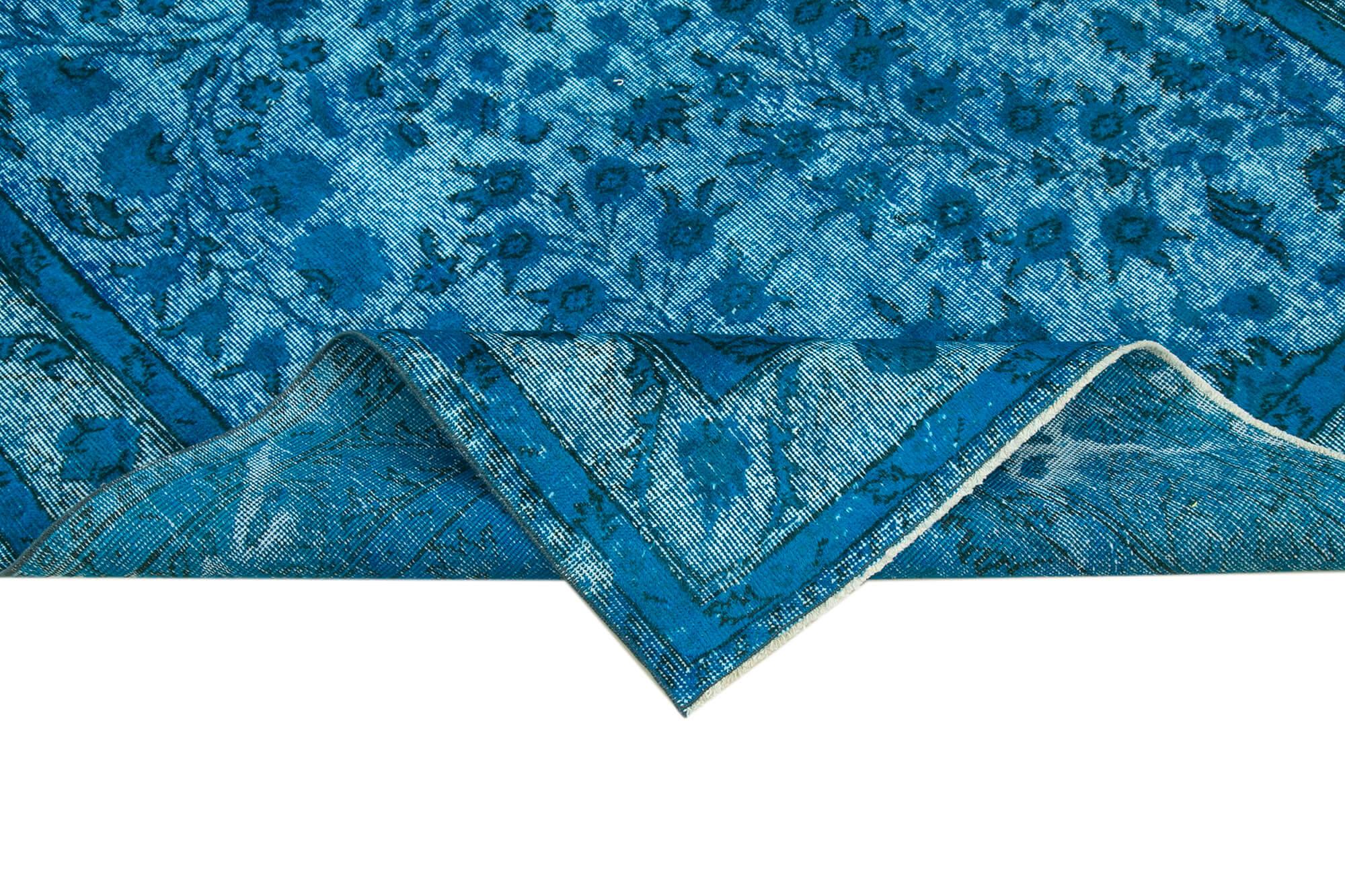 5 x 8 Turquoise Over Dyed Rug - 1134