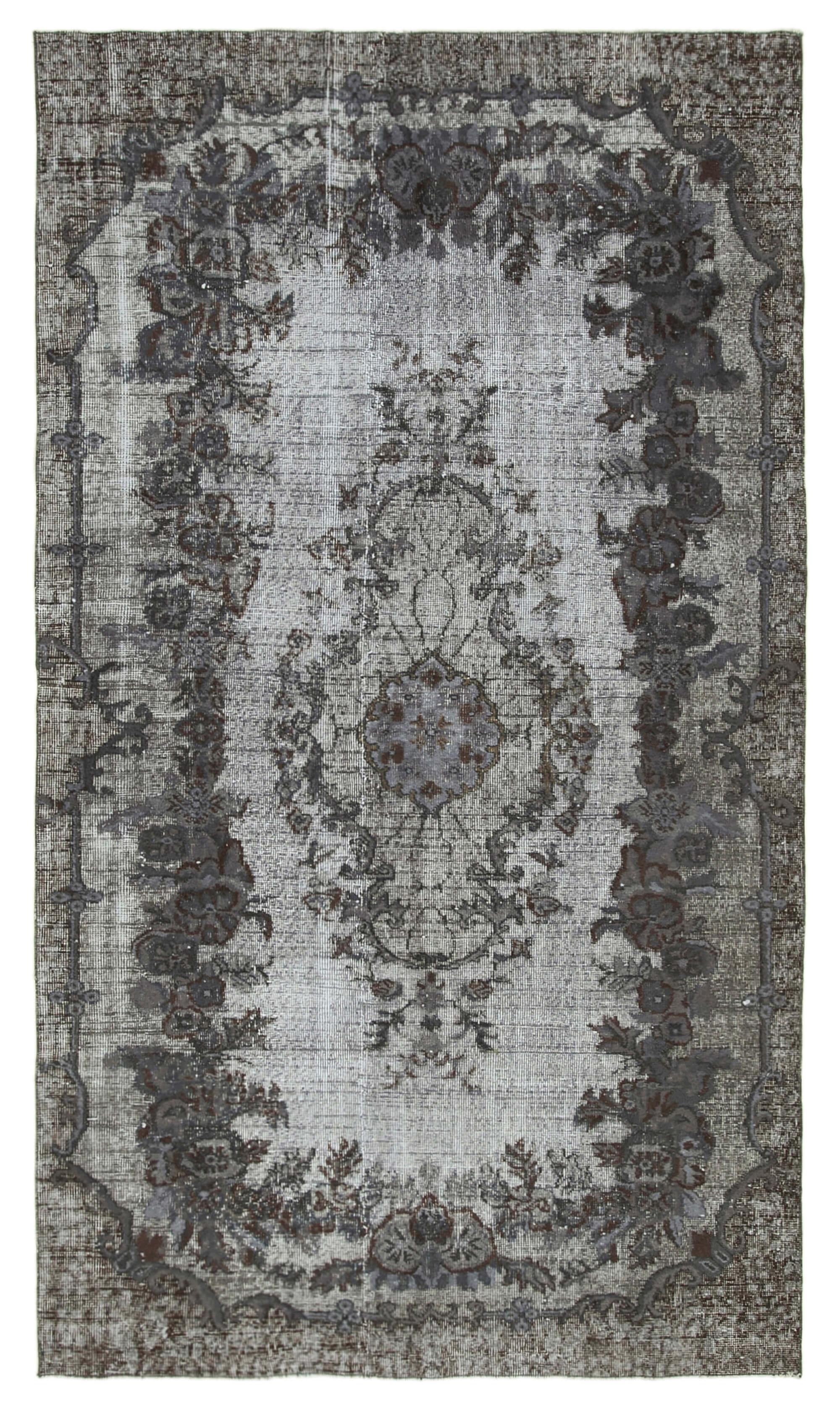 5 x 9 Grey Over Dyed Rug - 1135