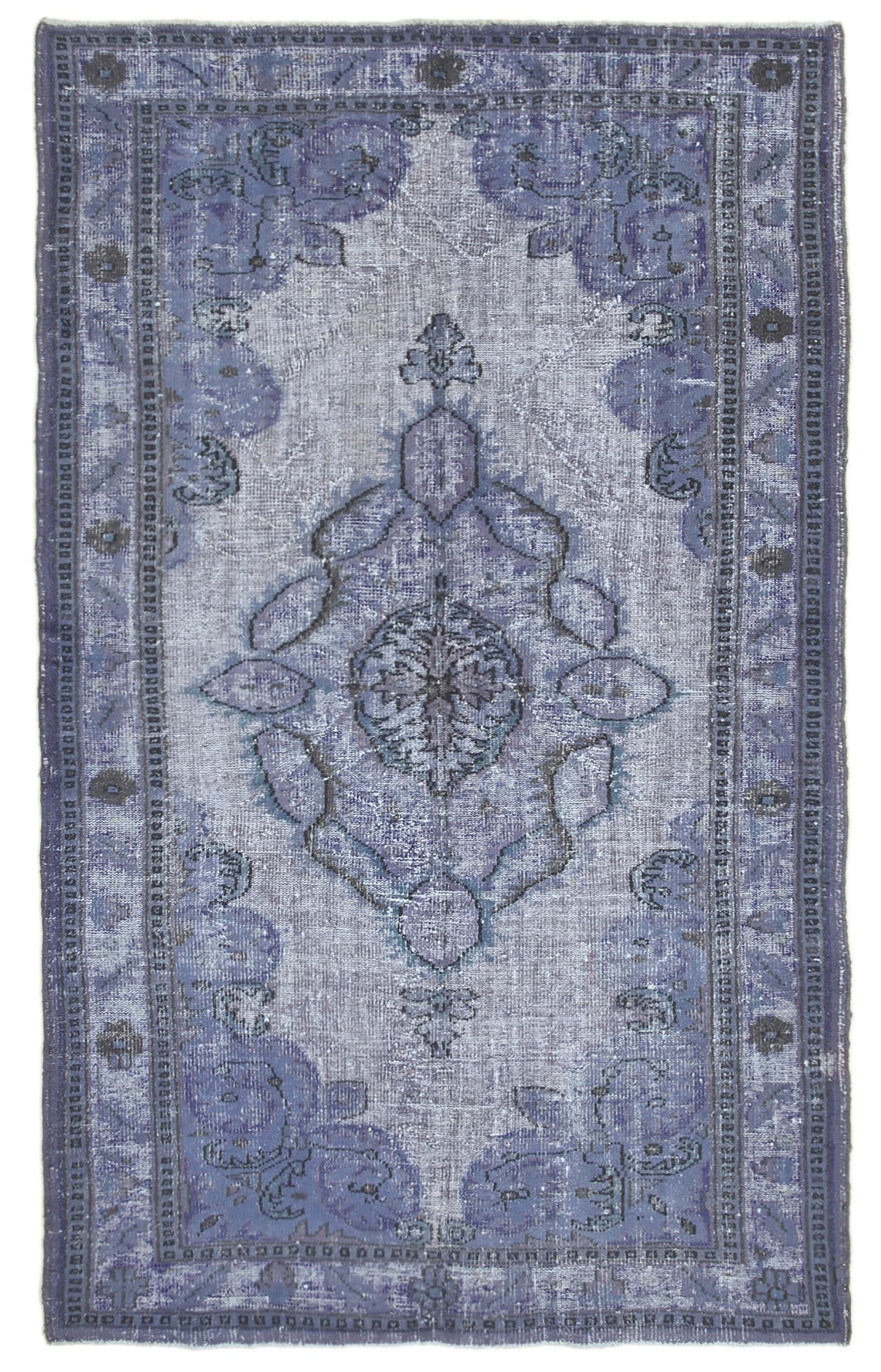 6 x 9 Grey Over Dyed Rug - 1138