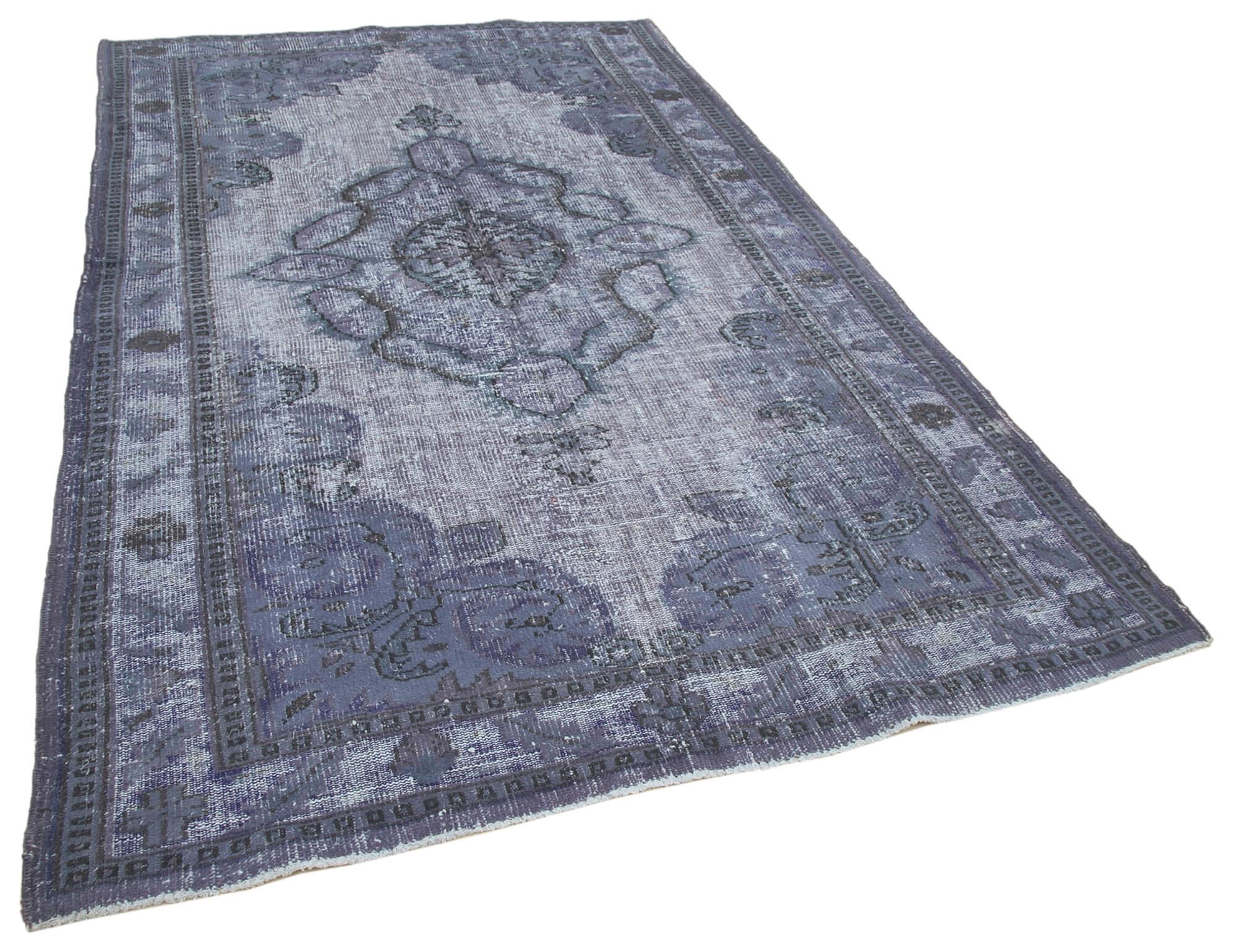 6 x 9 Grey Over Dyed Rug - 1138