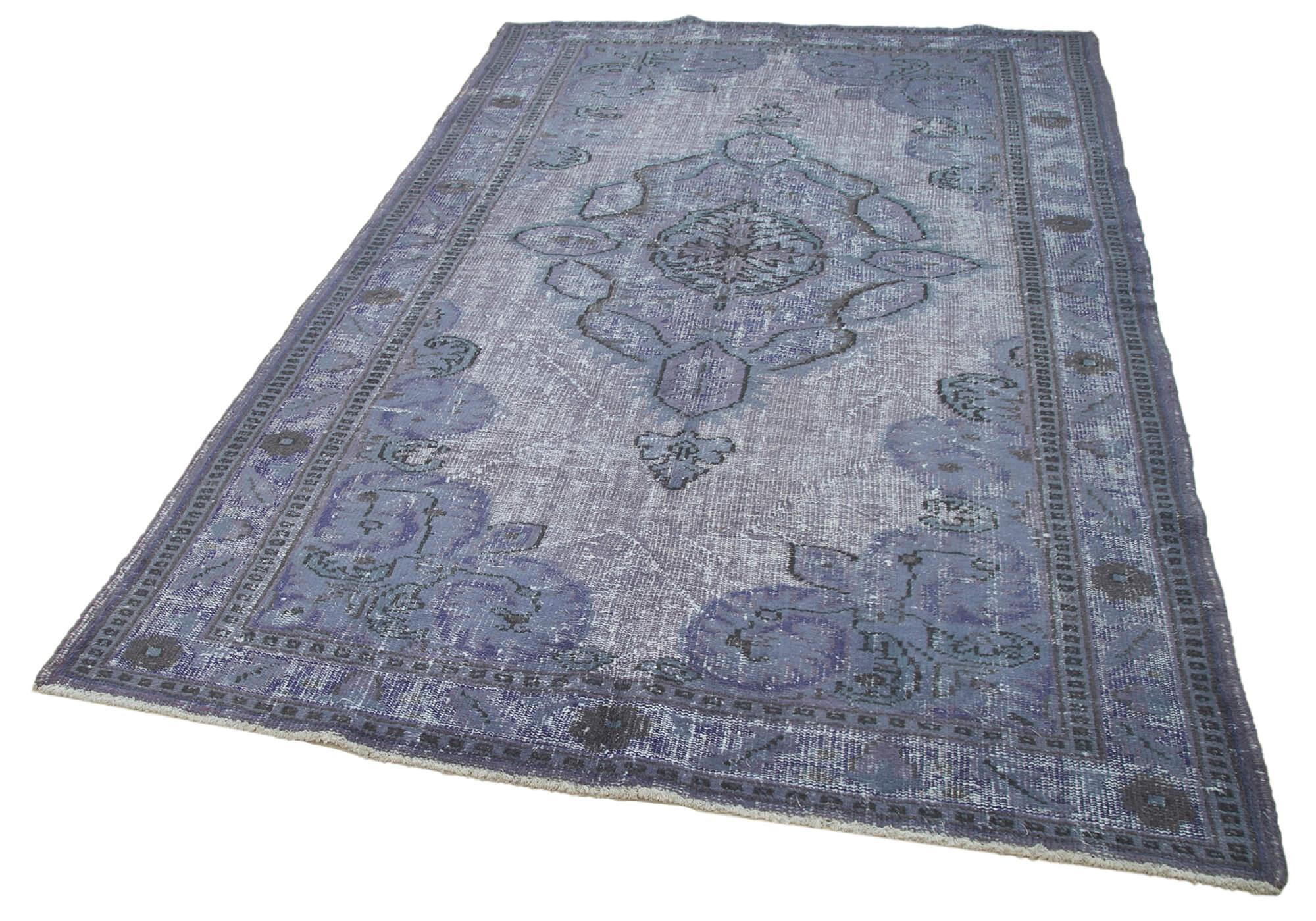 6 x 9 Grey Over Dyed Rug - 1138