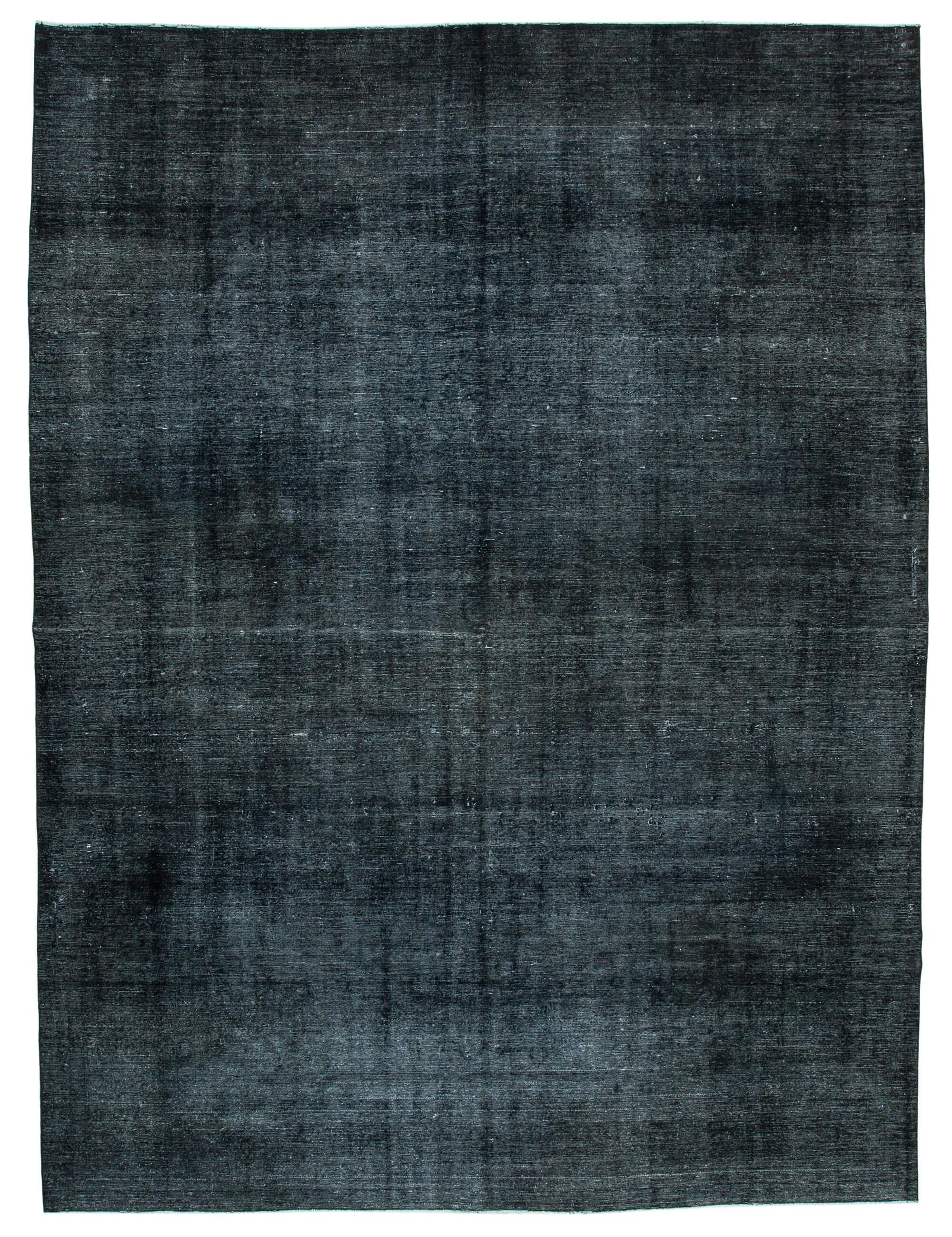 9 x 12 Black Overdyed Large Area Rug - 1152