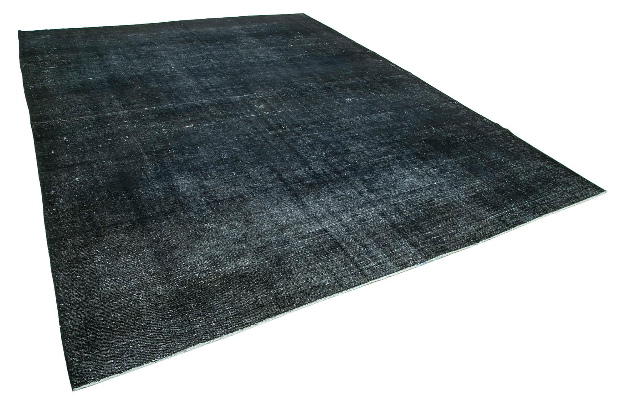 9 x 12 Black Overdyed Large Area Rug - 1152