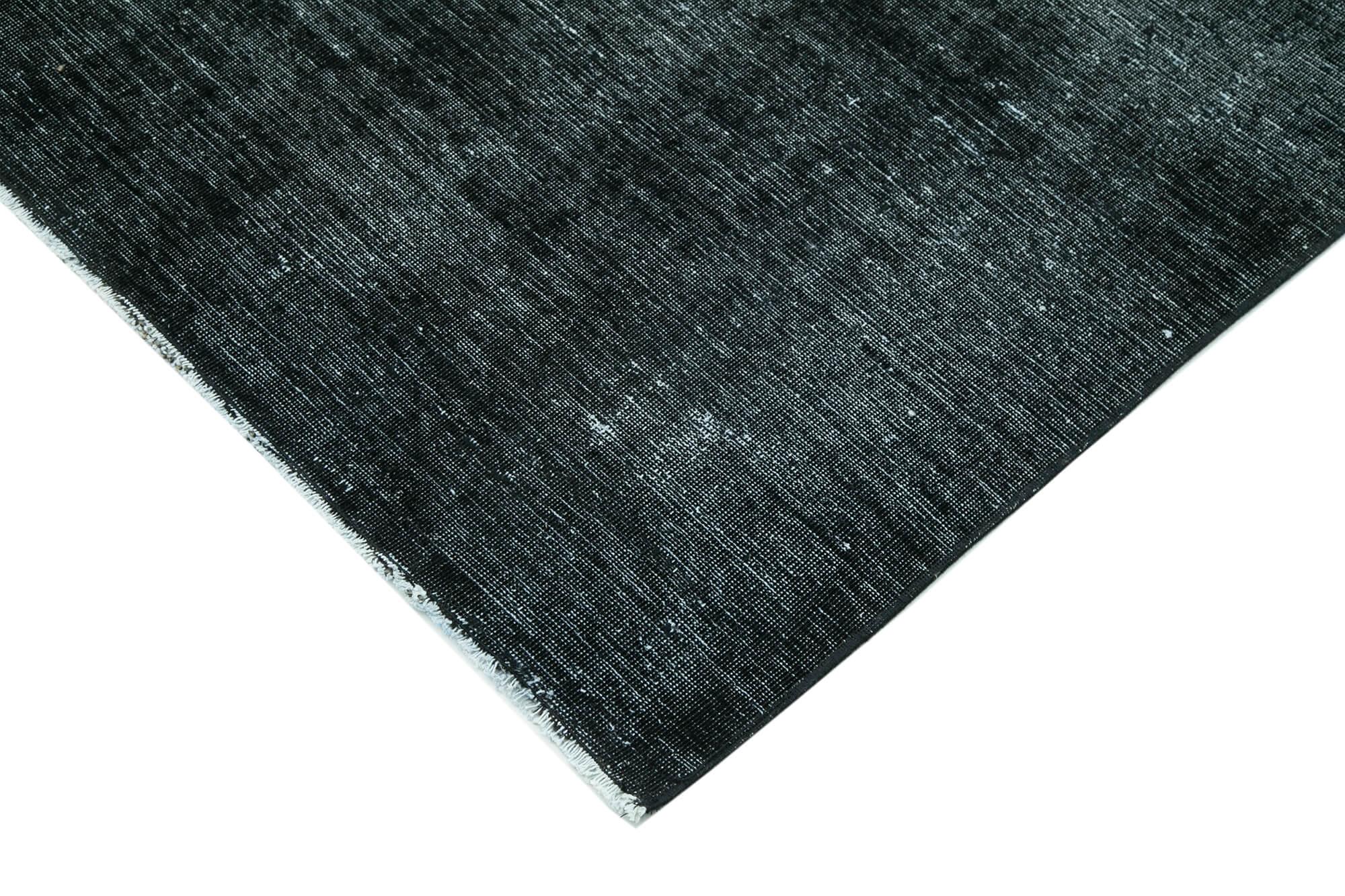 9 x 12 Black Overdyed Large Area Rug - 1152