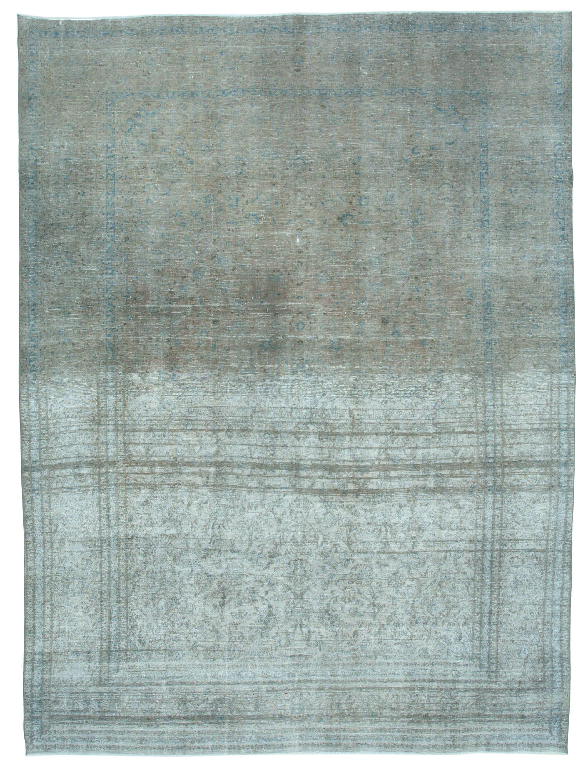 10 x 13 Grey Overdyed Large Area Rug - 1155