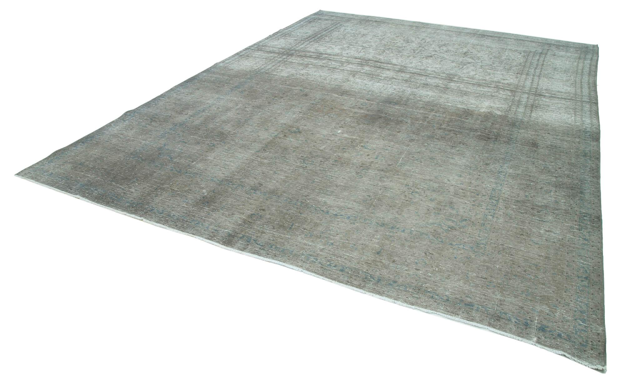 10 x 13 Grey Overdyed Large Area Rug - 1155