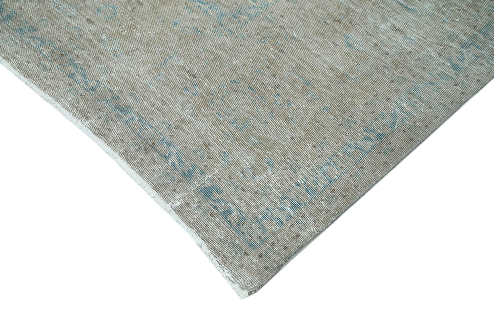 10 x 13 Grey Overdyed Large Area Rug - 1155