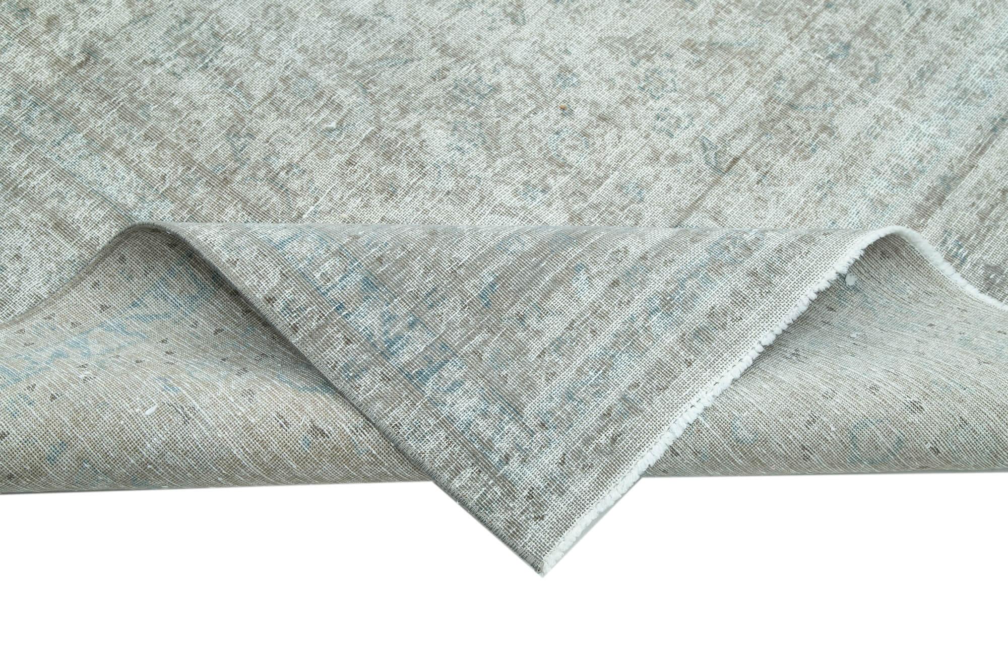 10 x 13 Grey Overdyed Large Area Rug - 1155