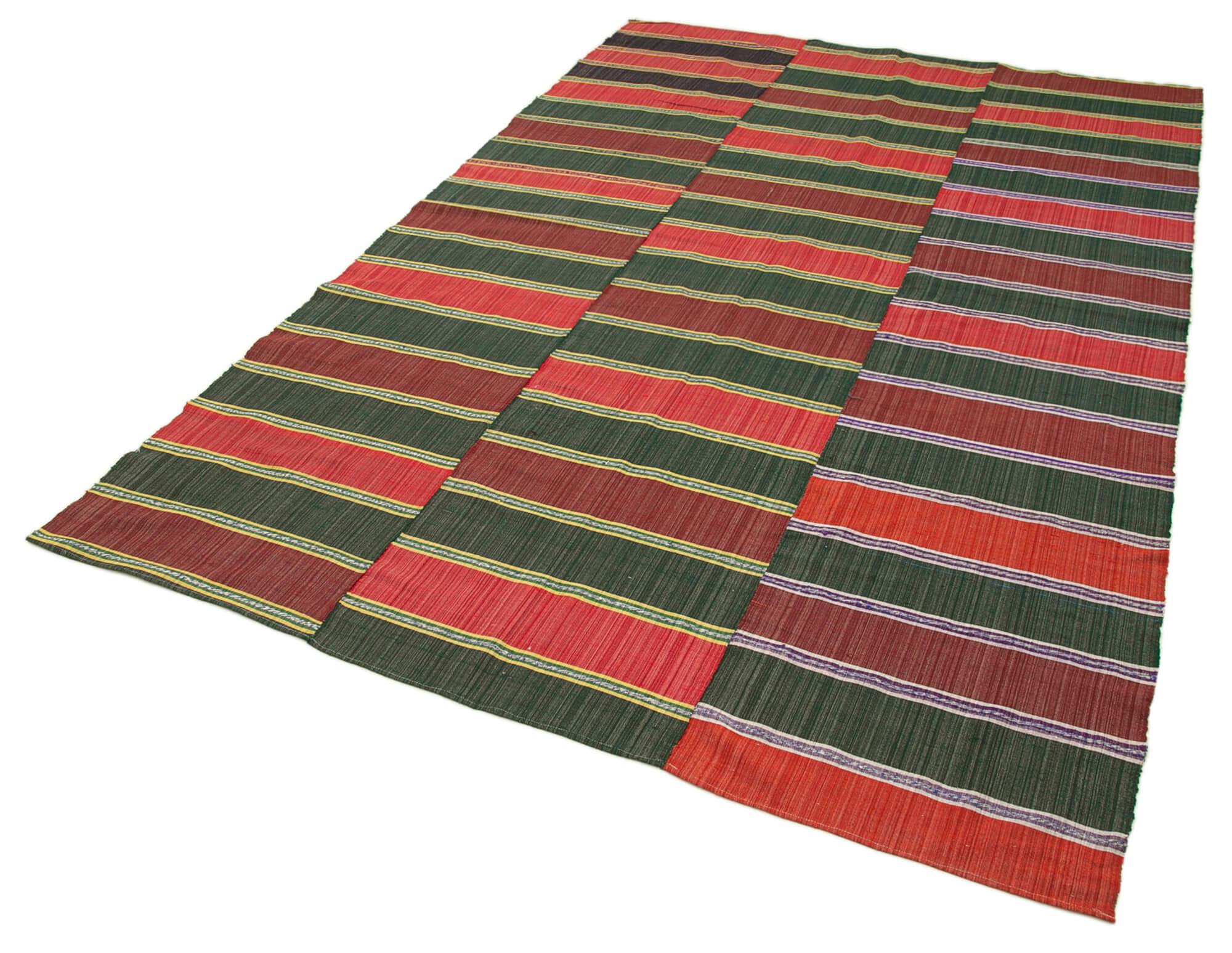 6 x 9 Red Vintage Kilim Rug - 1263